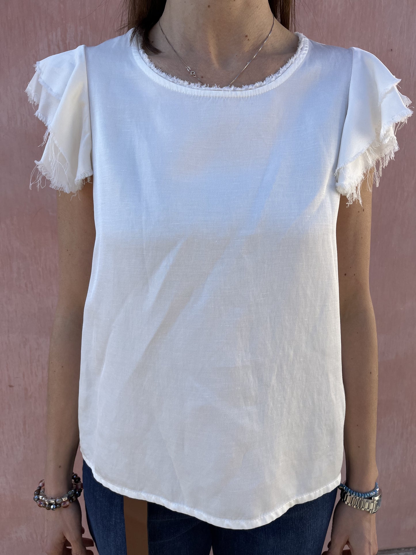 TSHIRT ROUGE MANICA DIXIE