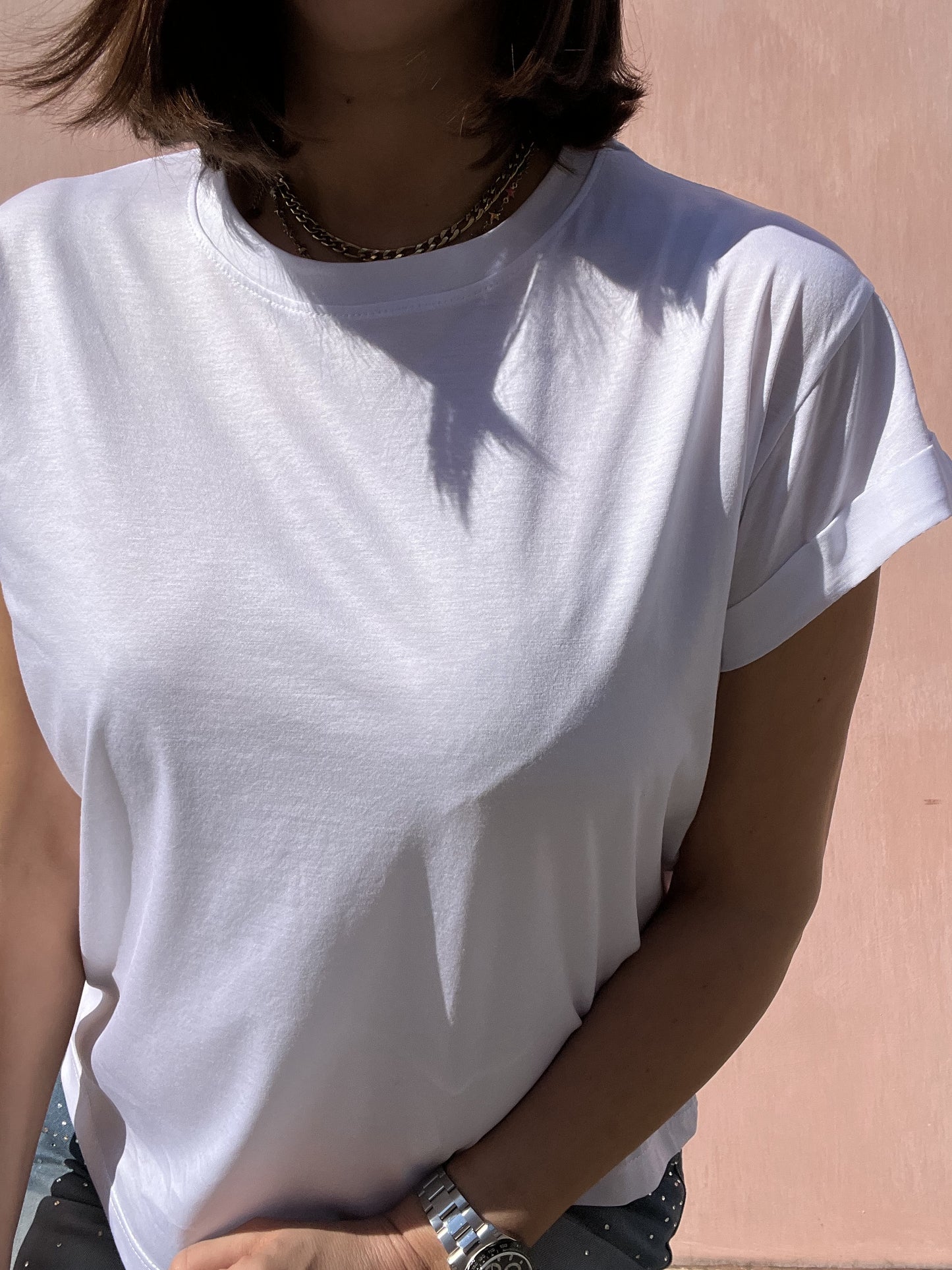 T-SHIRT GIROCOLLO FILO DI SCOZIA