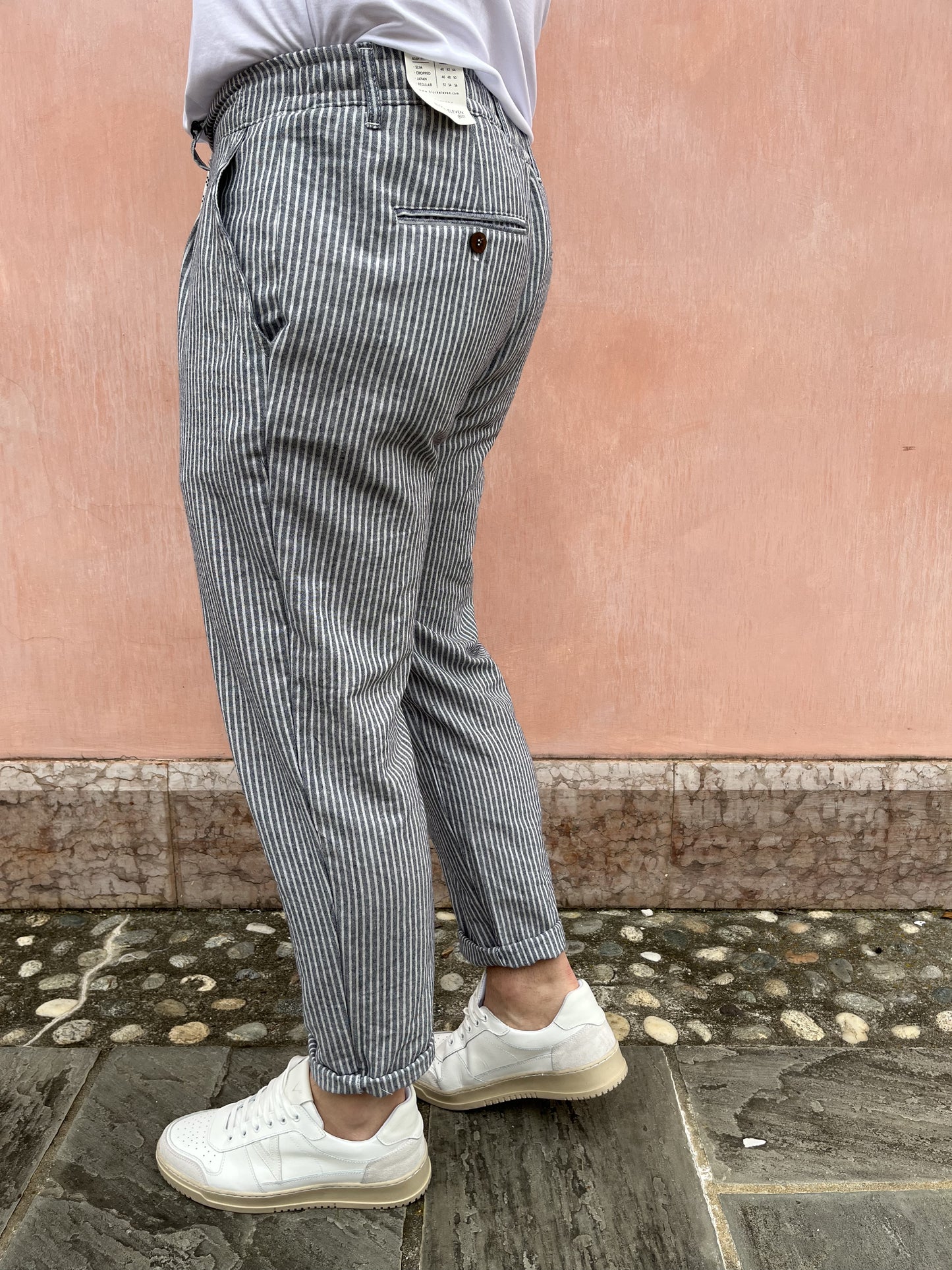 PANTALONE COULISSE RIGHE