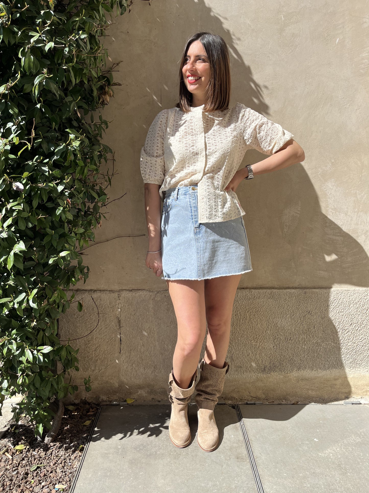 MINIGONNA IN JEANS