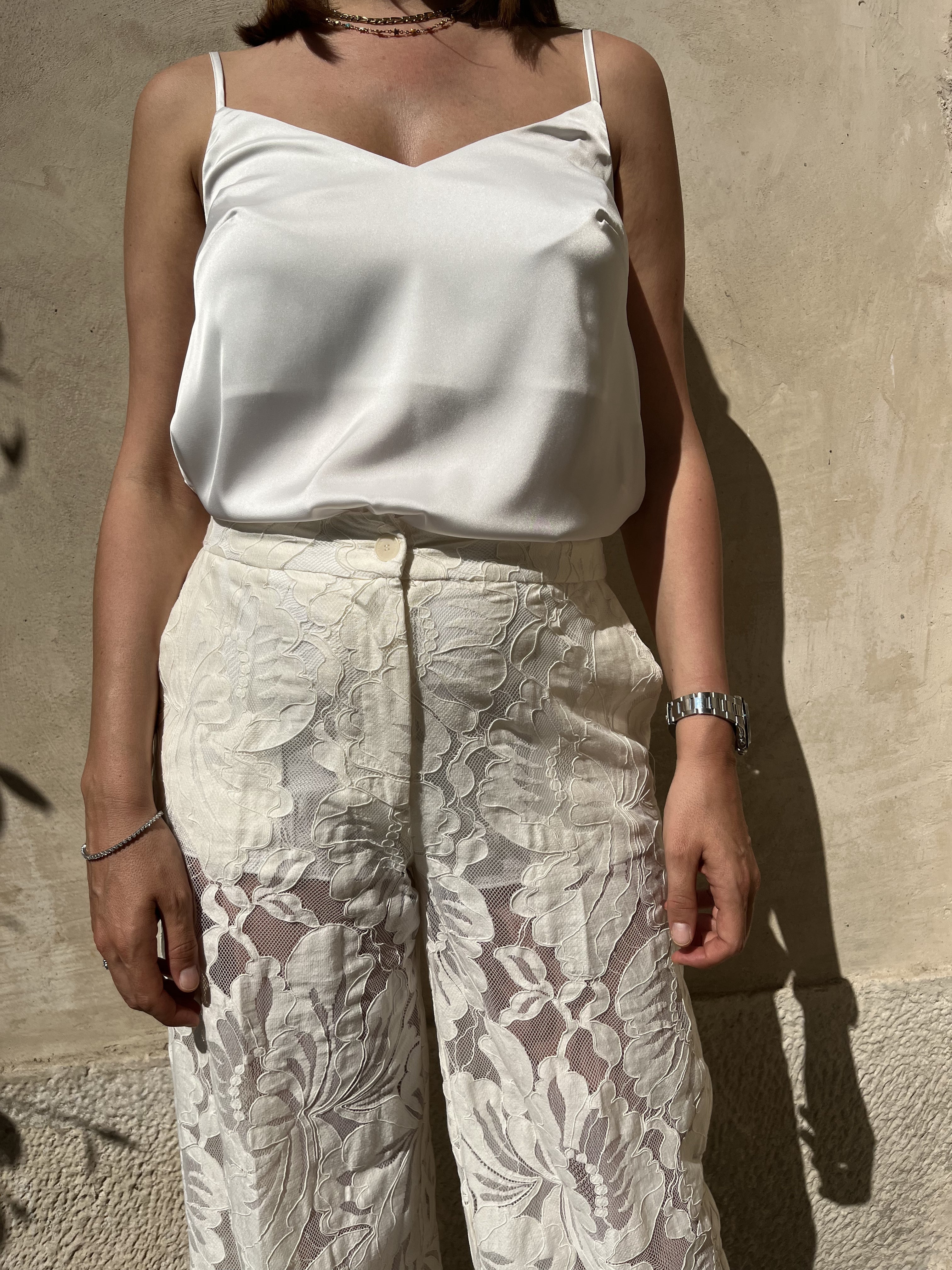 CANOTTA IN RASO SPALLA SOTTILE