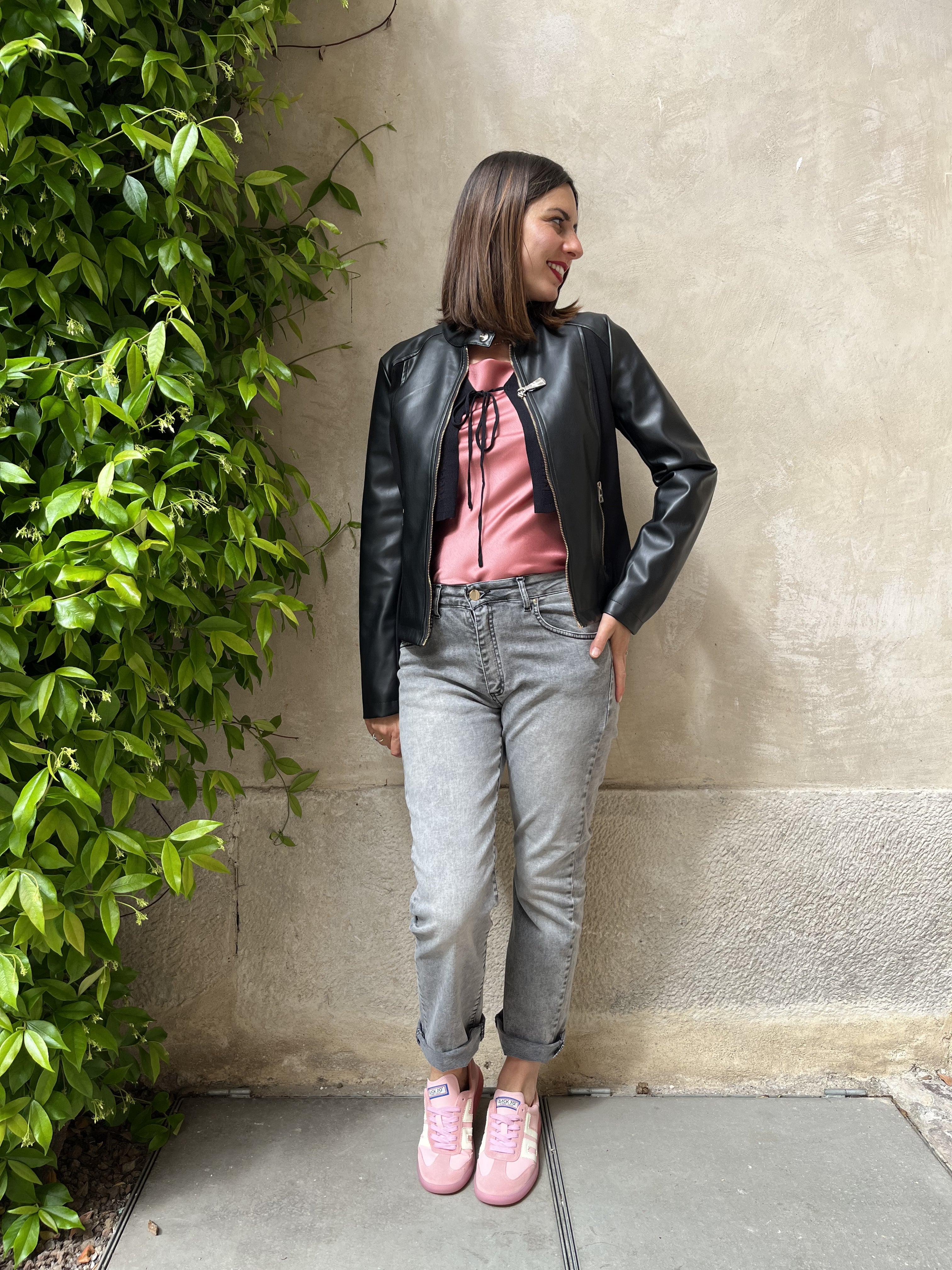 GIUBBINO IN ECOPELLE STRECH