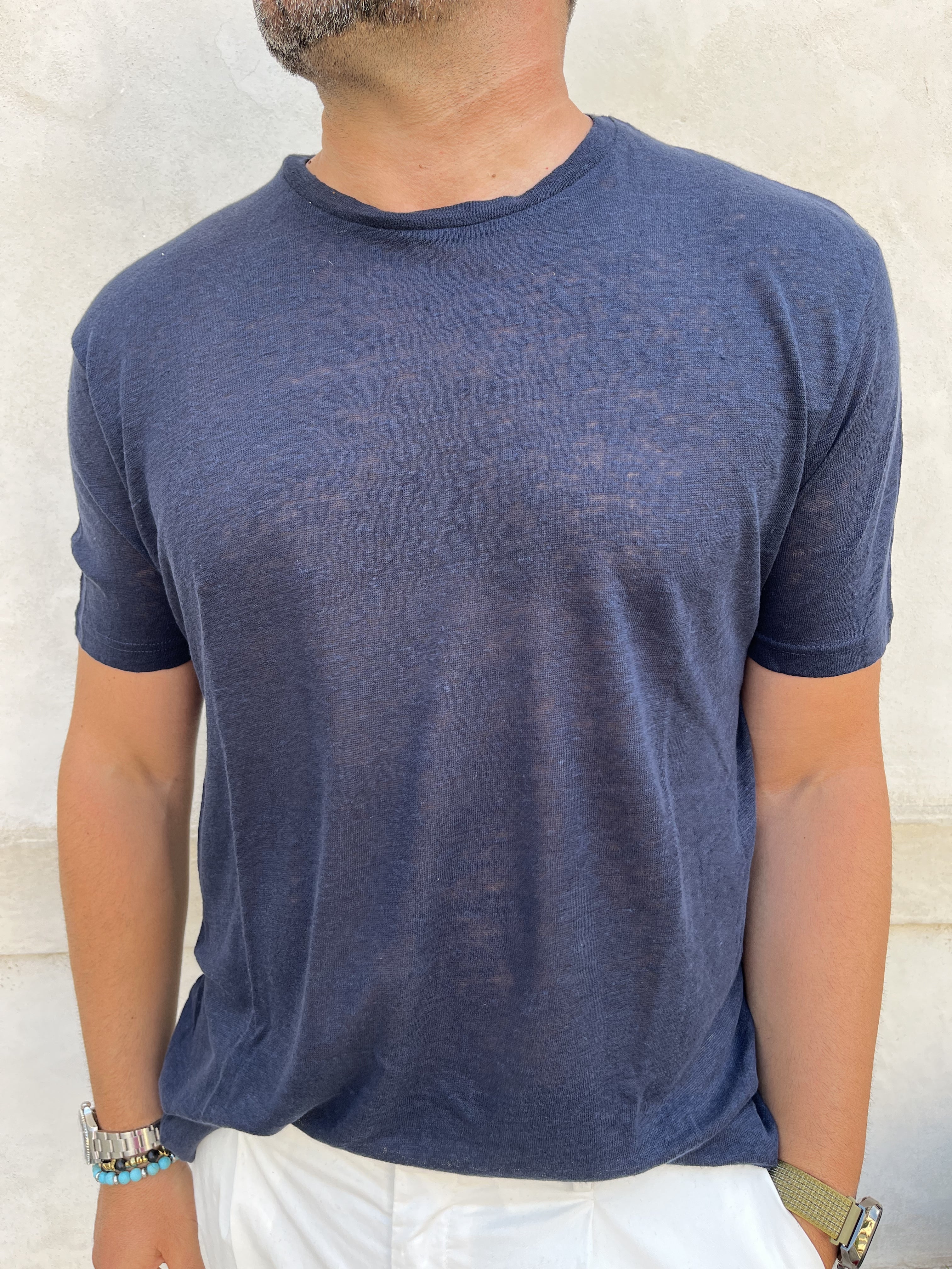 TSHIRT LINO E COTONE