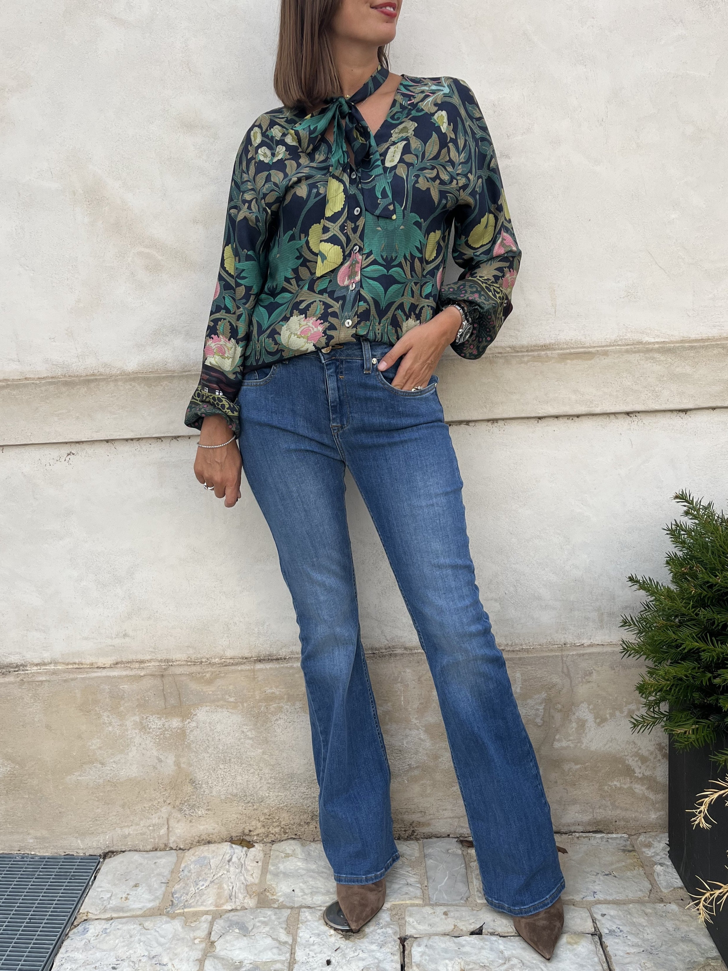 JEANS FLARE STRETCH ZAMPA