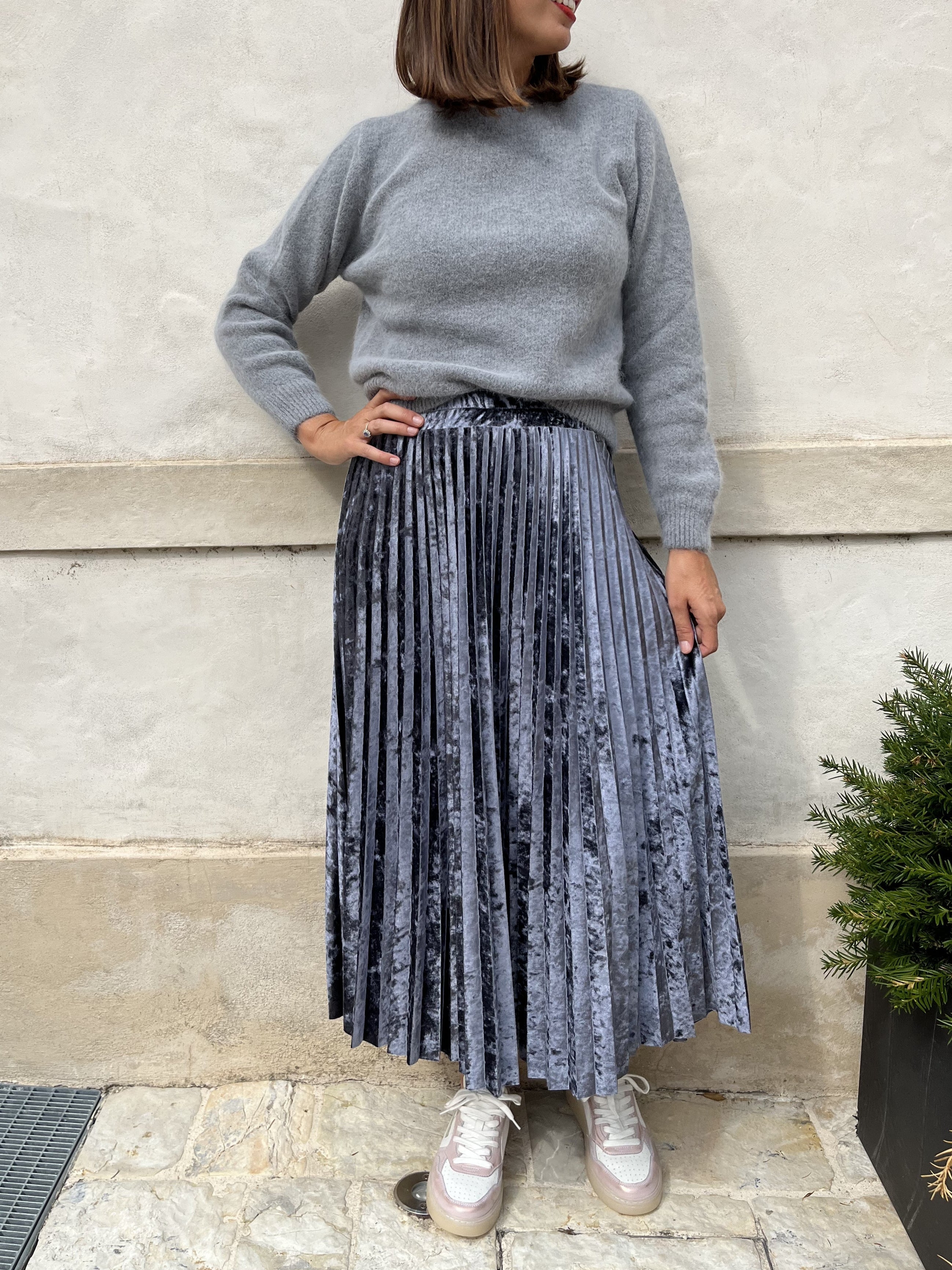 GONNA PLISSE' VELLUTO