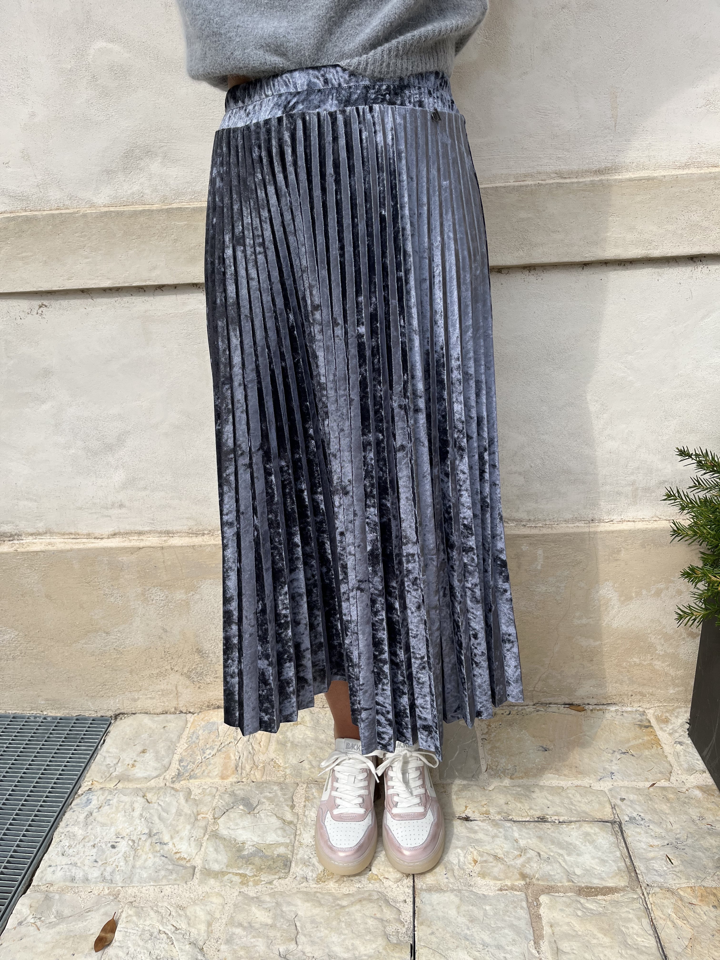 GONNA PLISSE' VELLUTO