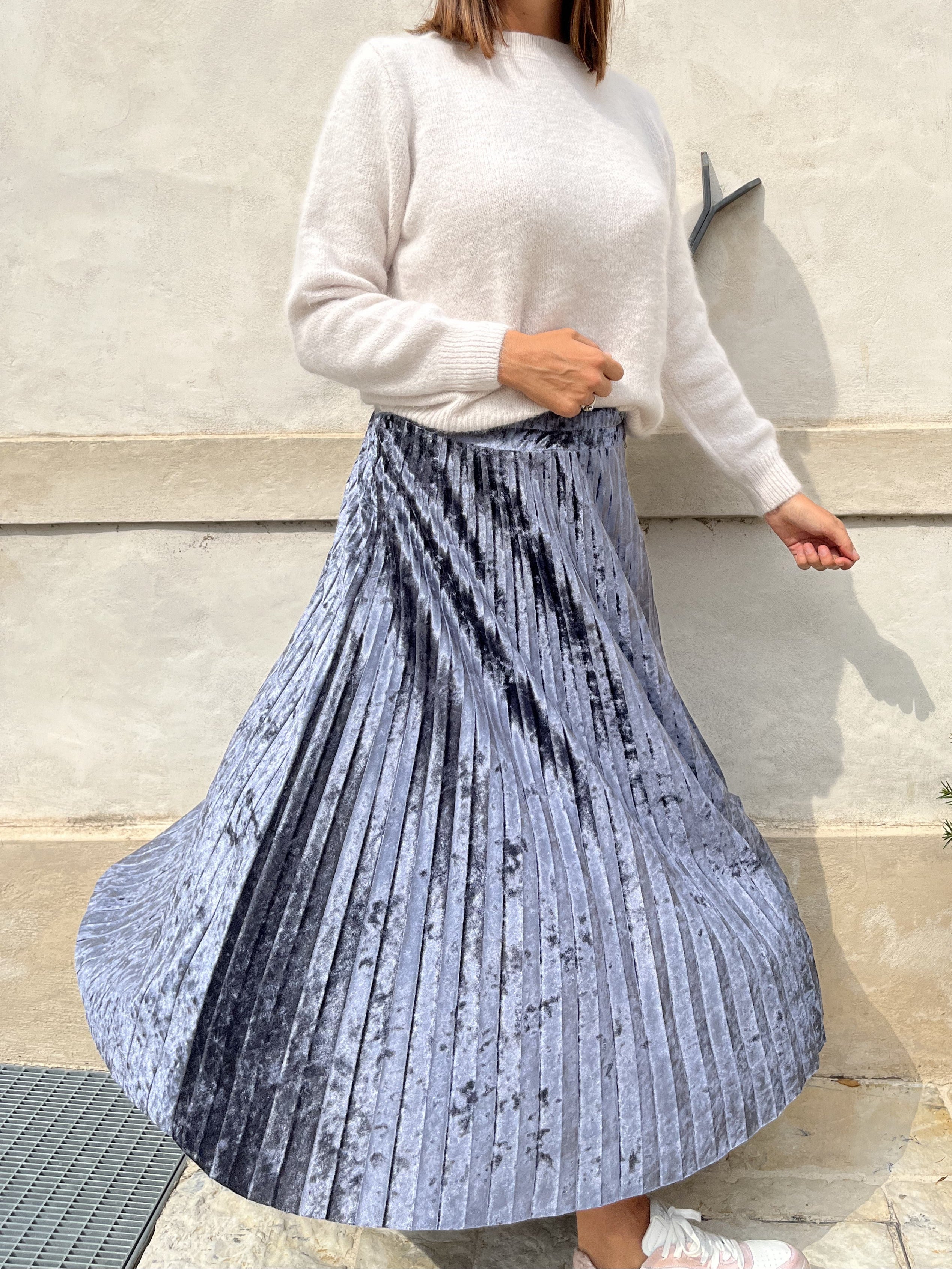 GONNA PLISSE' VELLUTO