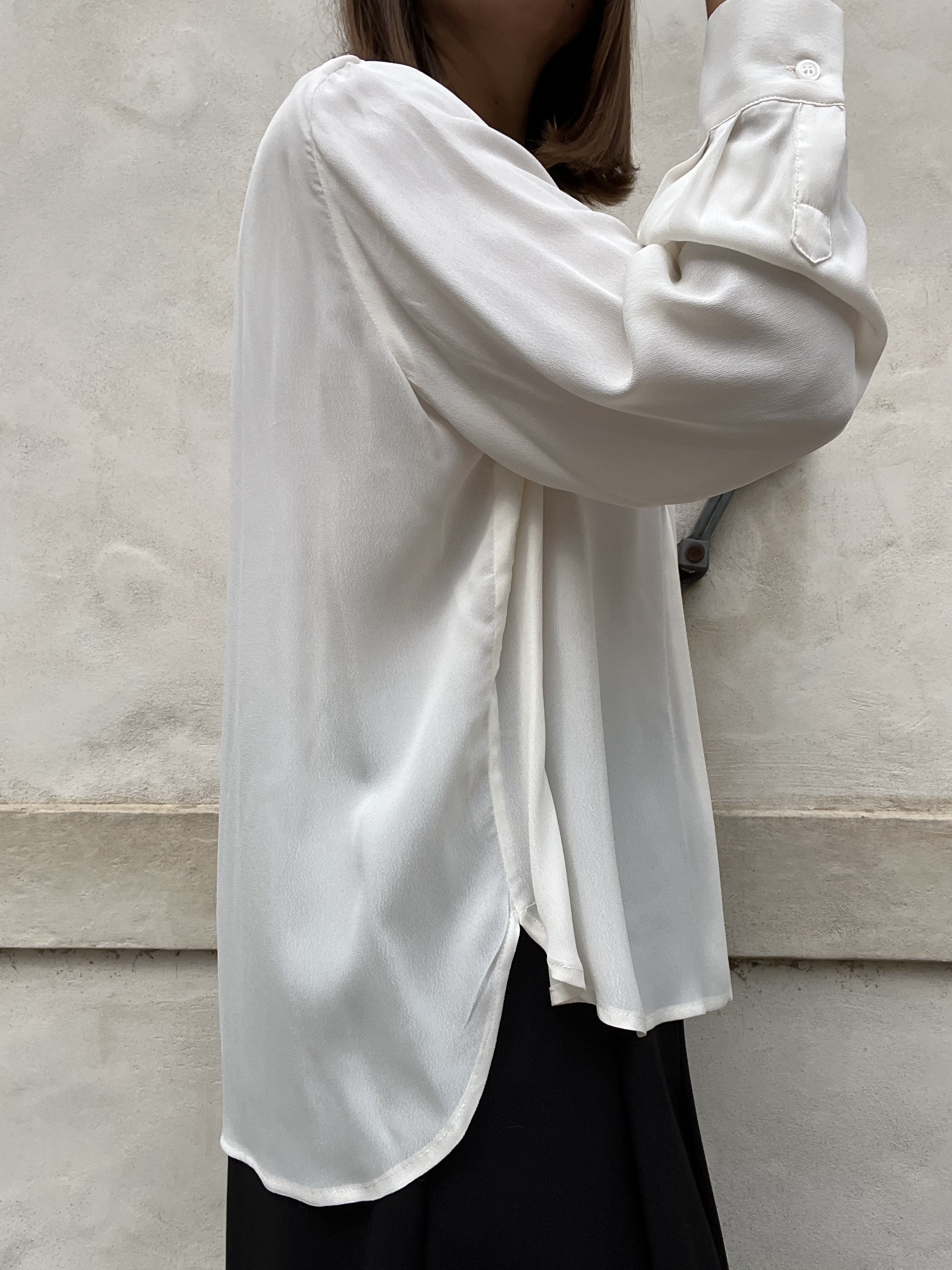 CAMICIA 100% VISCOSA SCOLLO V