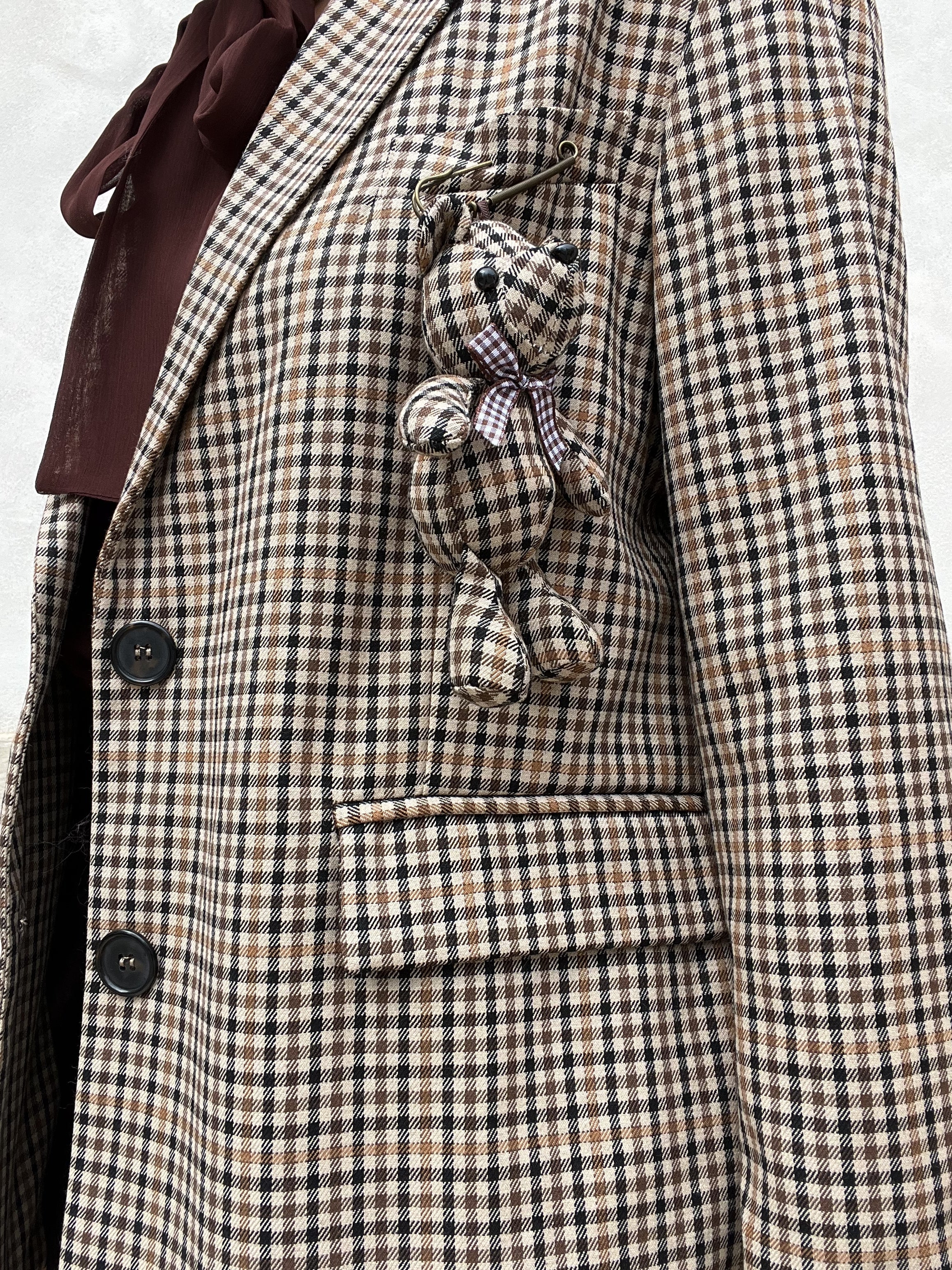 GIACCA 100% LANA MICROQUADRO