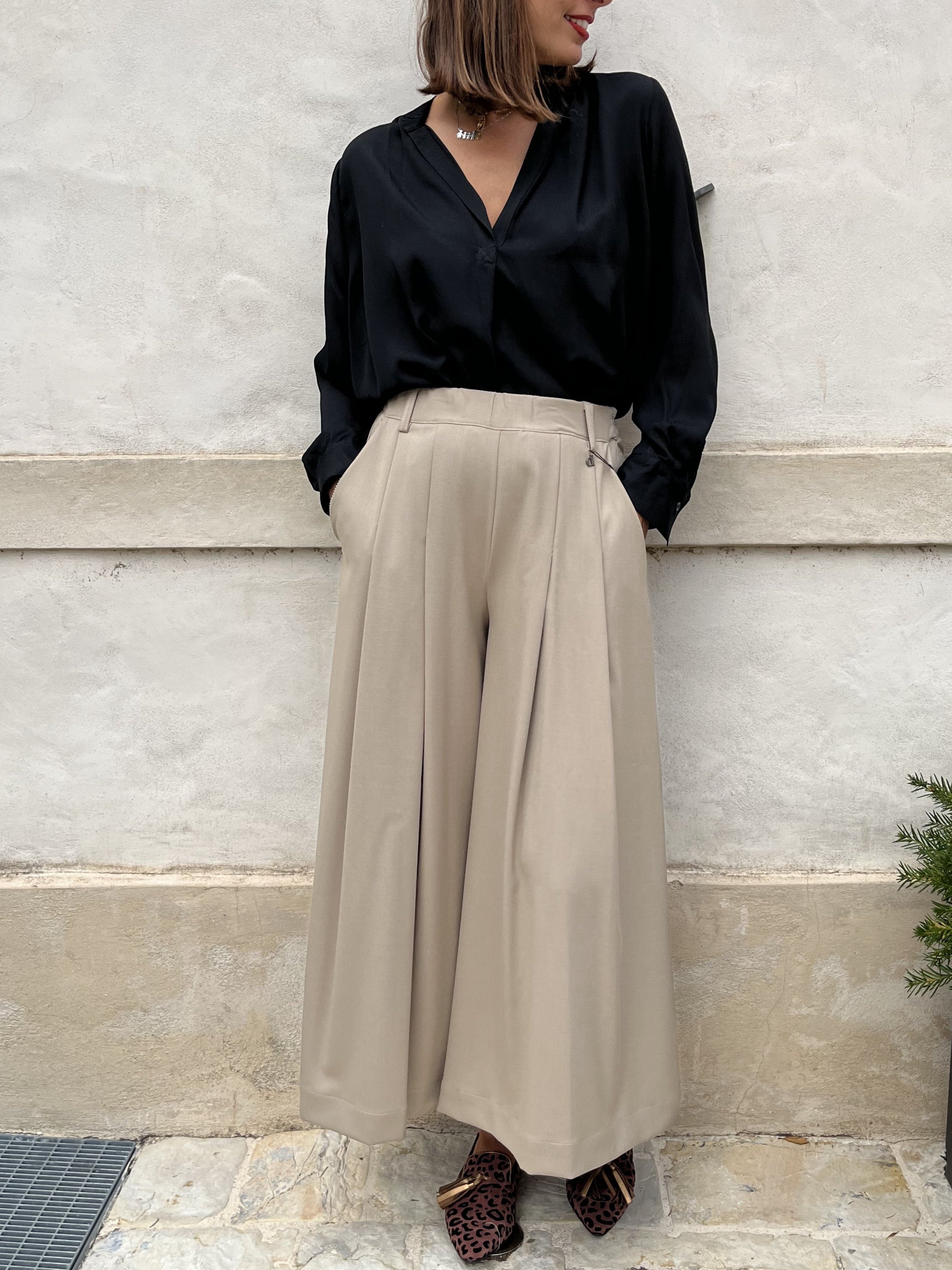 CAMICIA 100% VISCOSA SCOLLO V