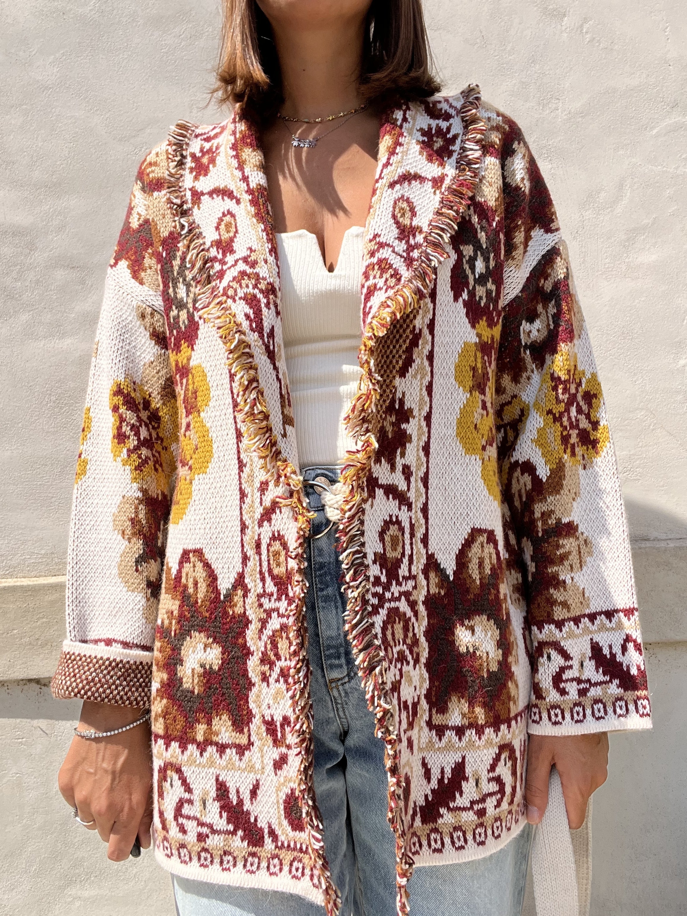CARDIGAN ALANUI FANTASIA BORDO'