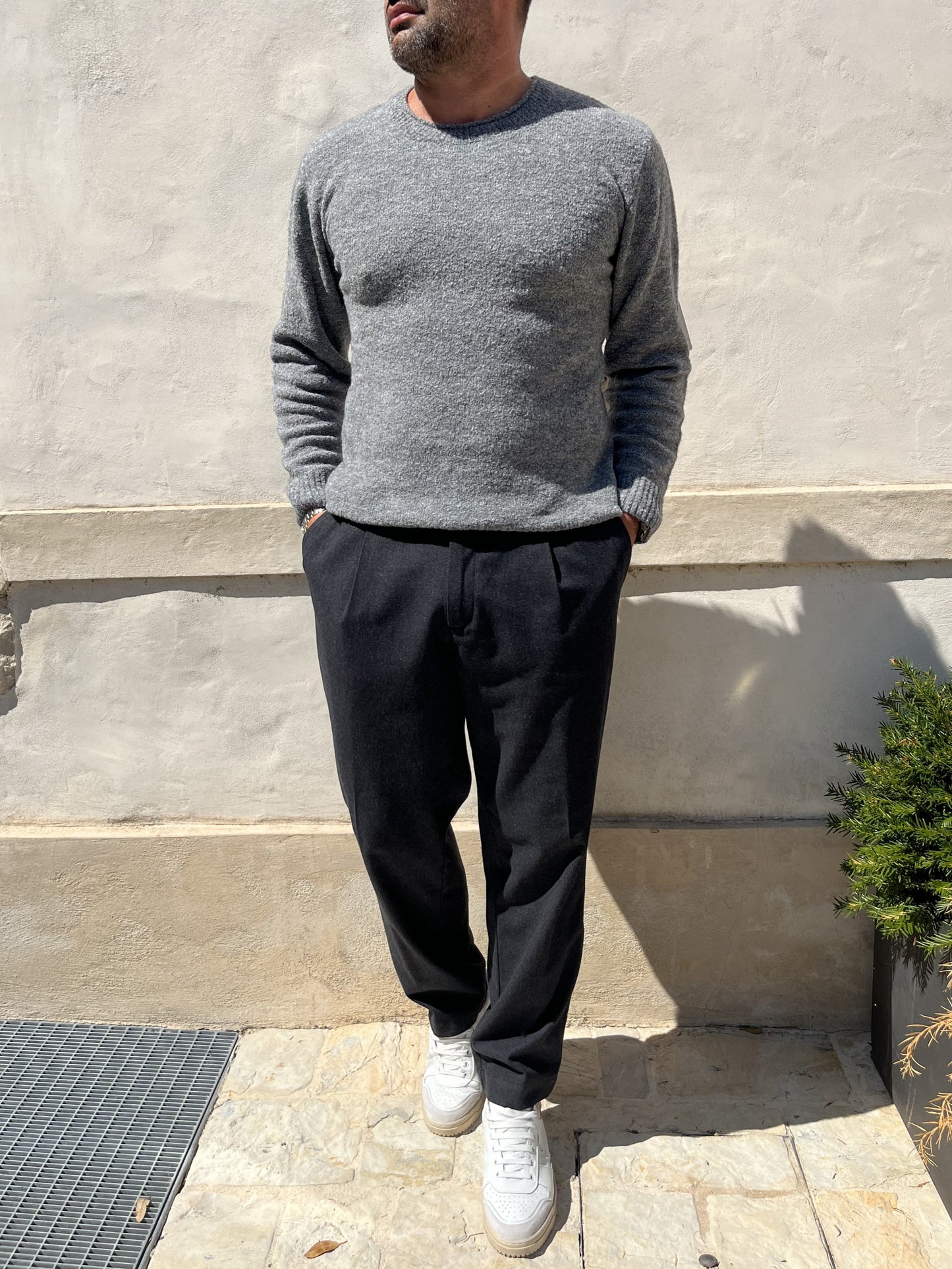 MAGLIONE CINIGLIATO MISTO LANA