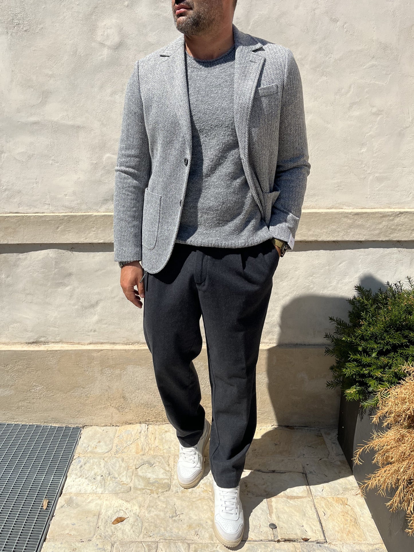 MAGLIONE CINIGLIATO MISTO LANA