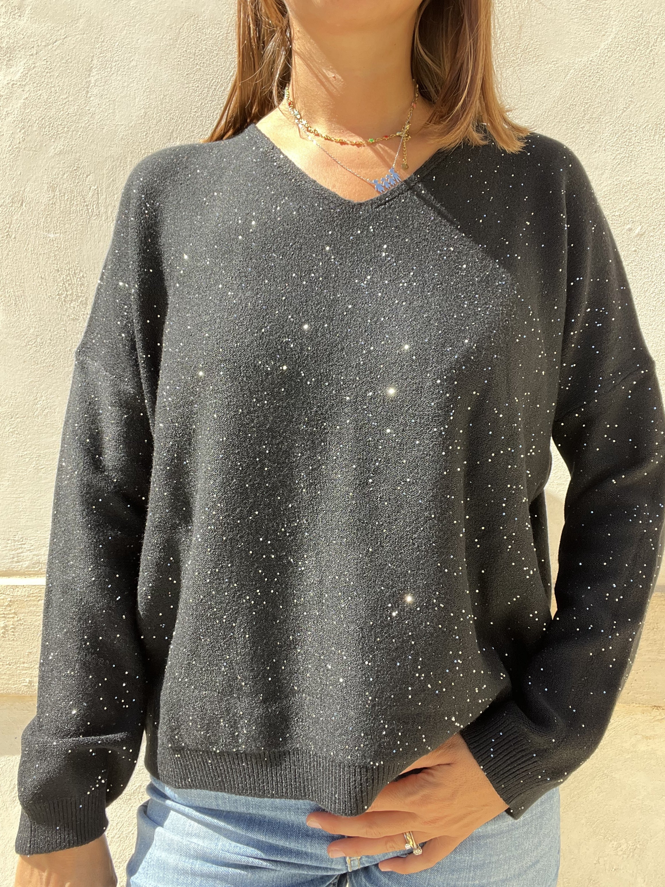 SCOLLO A V OVER MICROPAILLETTES