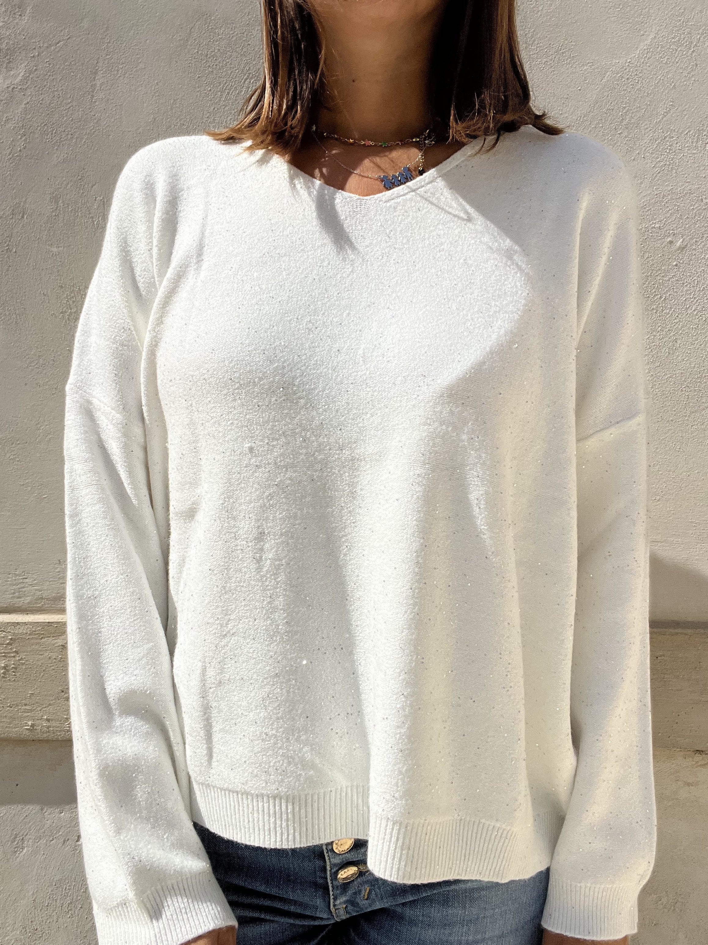 SCOLLO A V OVER MICROPAILLETTES