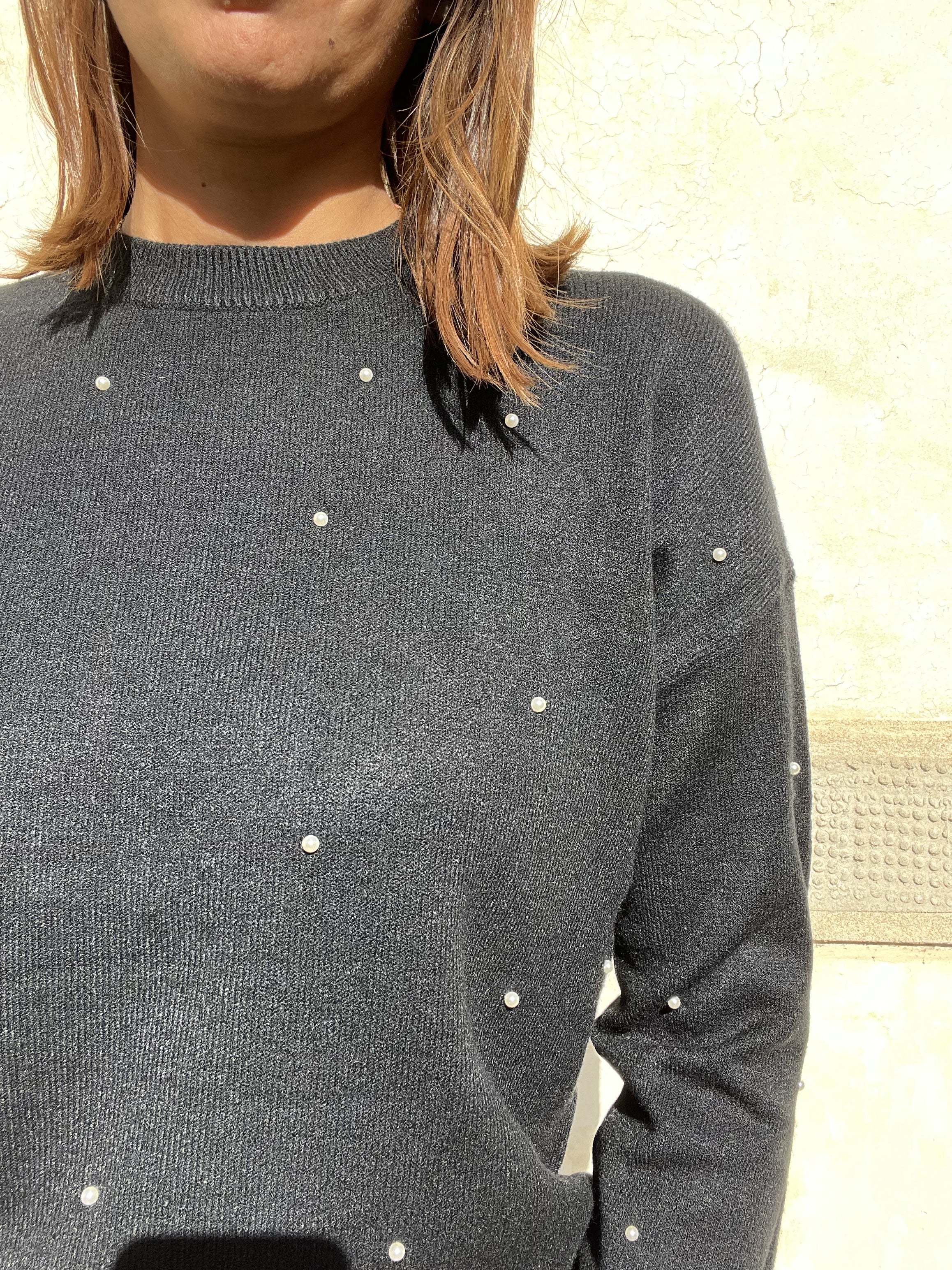 PARICOLLO OVER CON PERLE