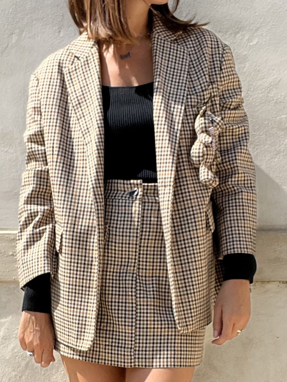 GIACCA 100% LANA MICROQUADRO