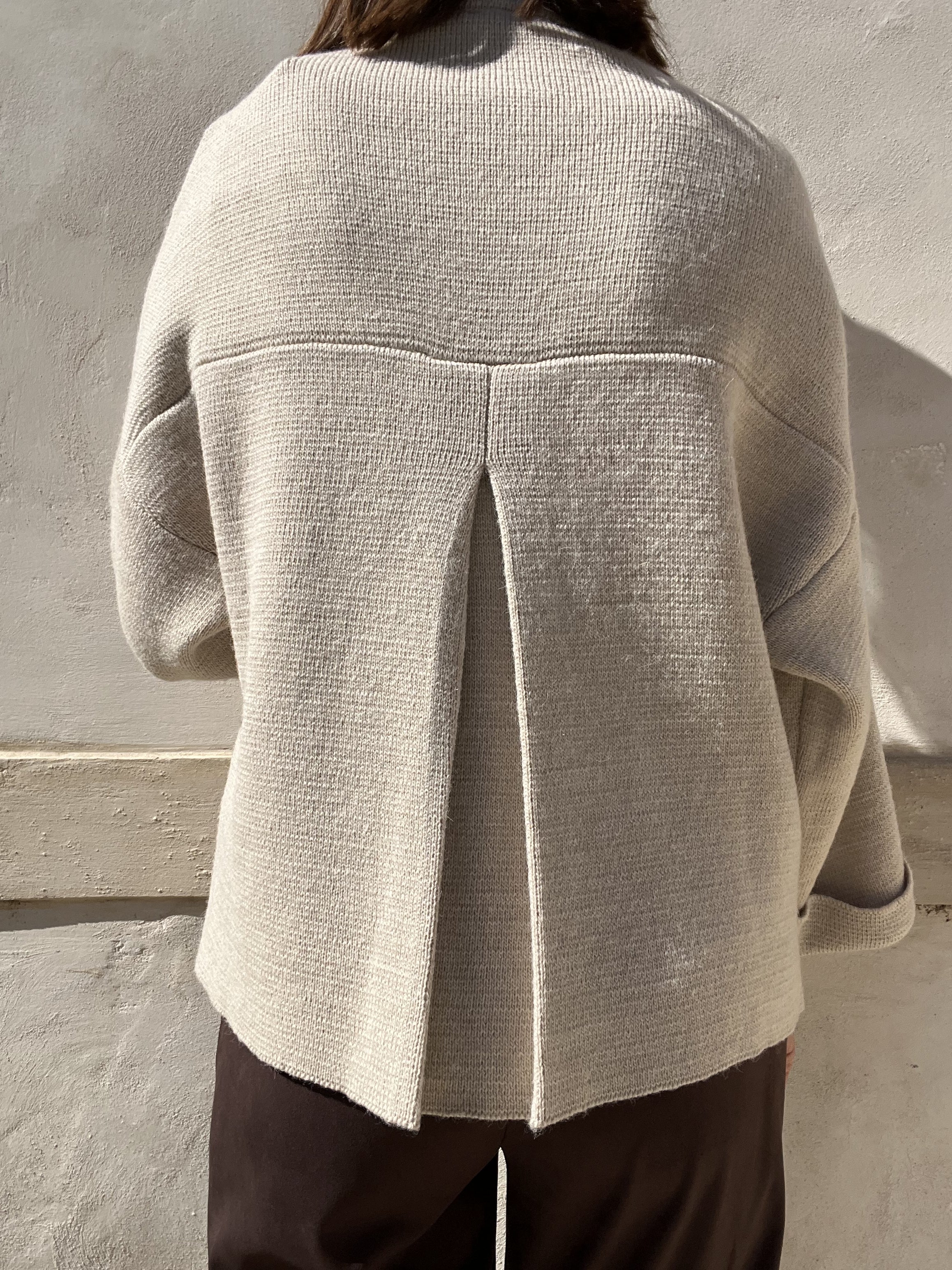 GIACCA IN LANA MANICA 3/4