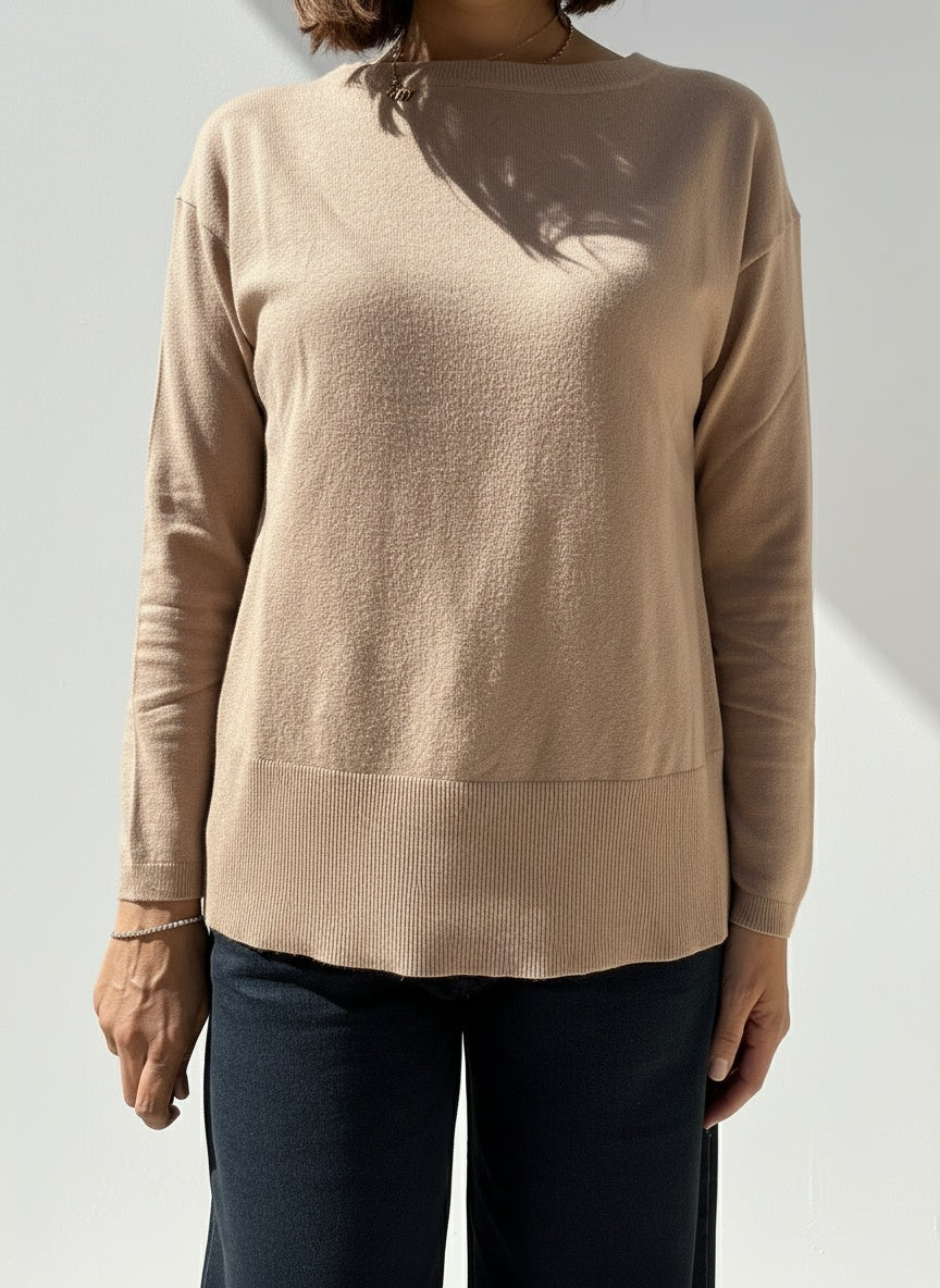 MAGLIA OVER GIROCOLLO VISCOSA