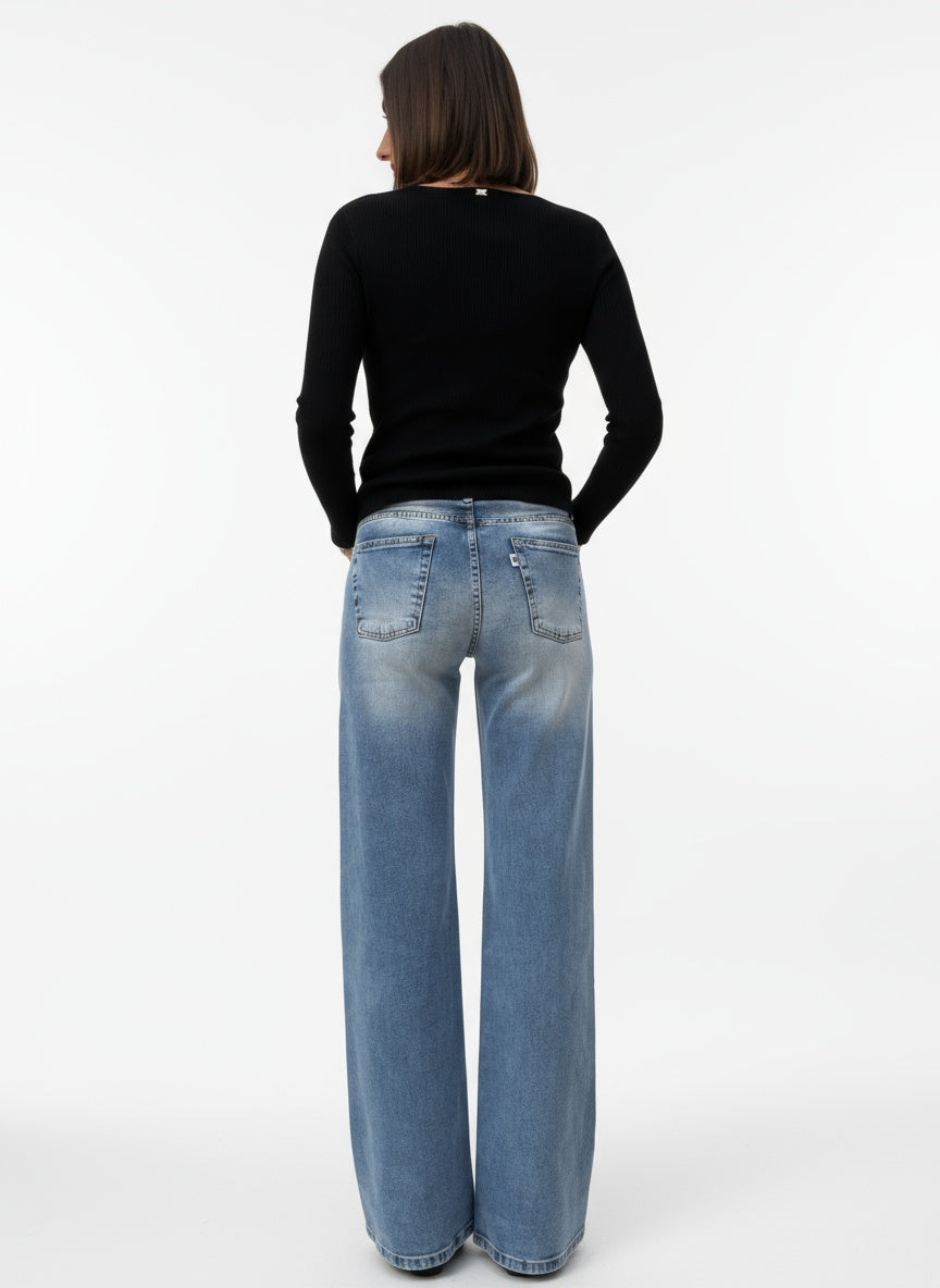 JEANS MOLLY GAMBA PALAZZO