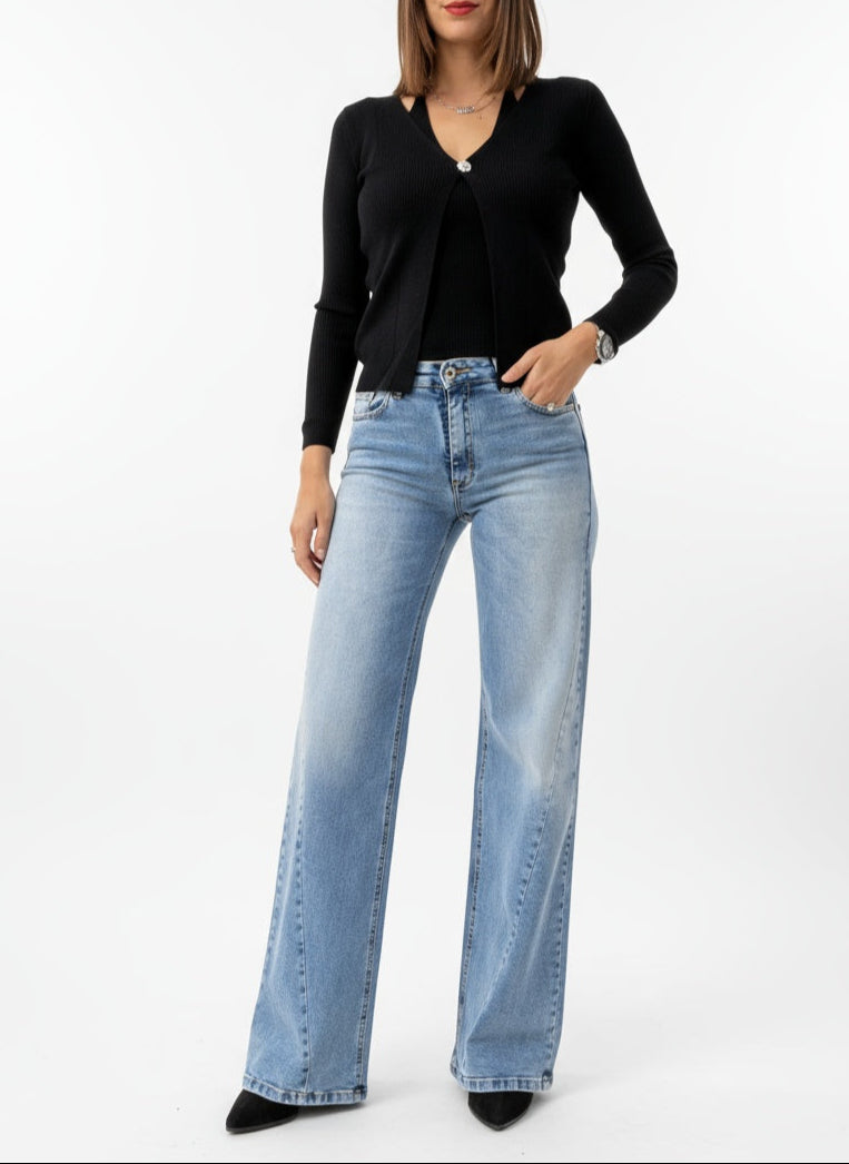 JEANS MOLLY GAMBA PALAZZO