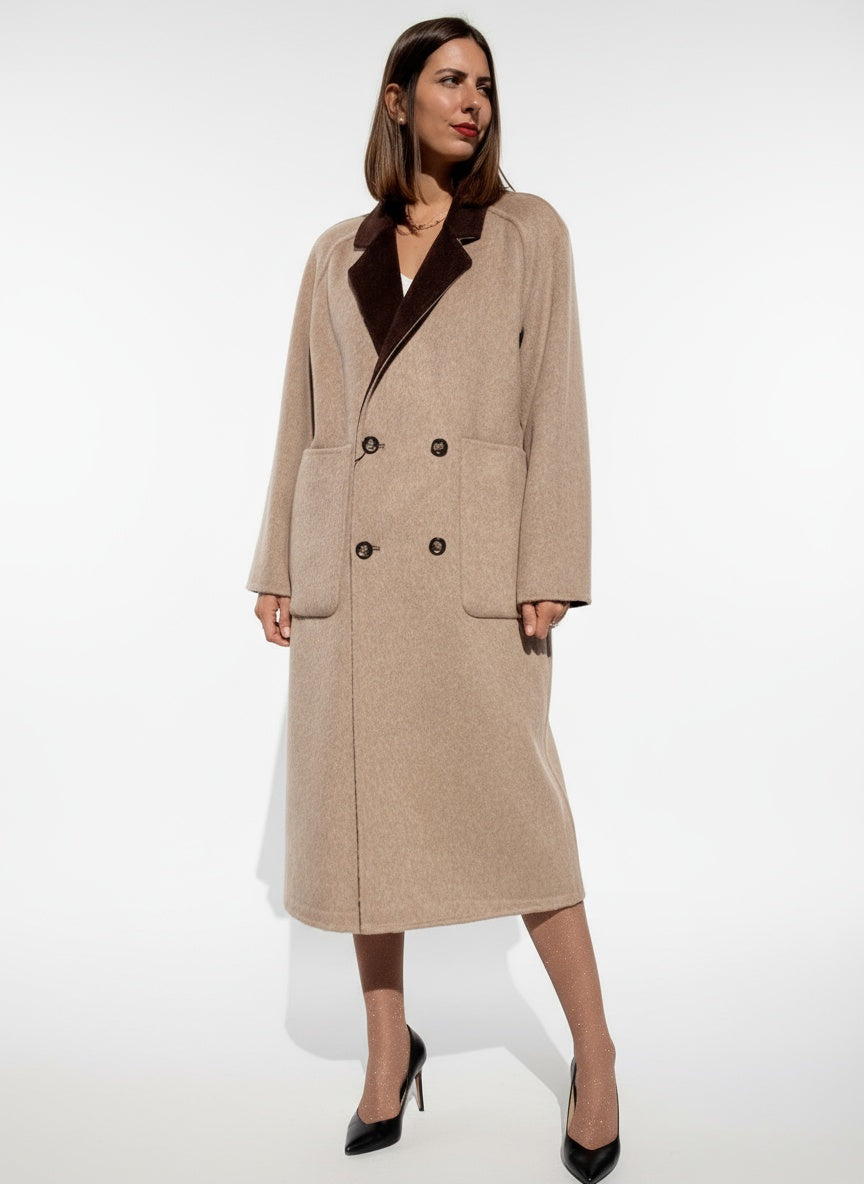 CAPPOTTO DOUBLEFACE IN LANA E CASHMERE
