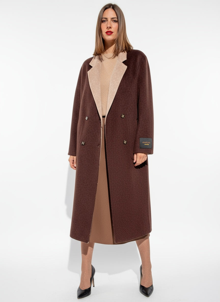 CAPPOTTO DOUBLEFACE IN LANA E CASHMERE