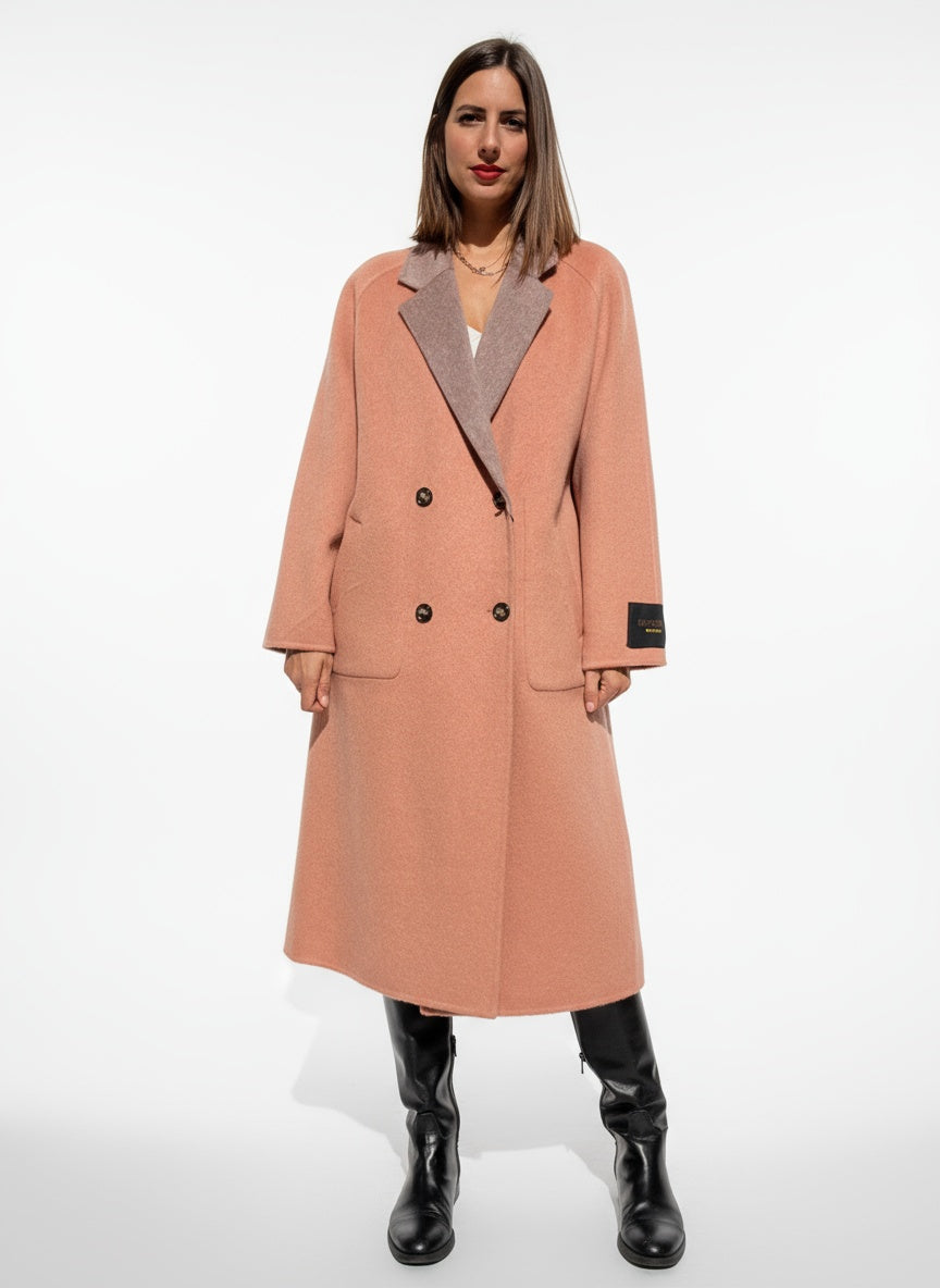 CAPPOTTO DOUBLEFACE IN LANA E CASHMERE