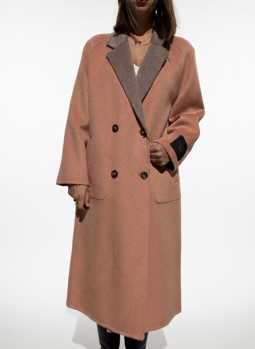 CAPPOTTO DOUBLEFACE IN LANA E CASHMERE