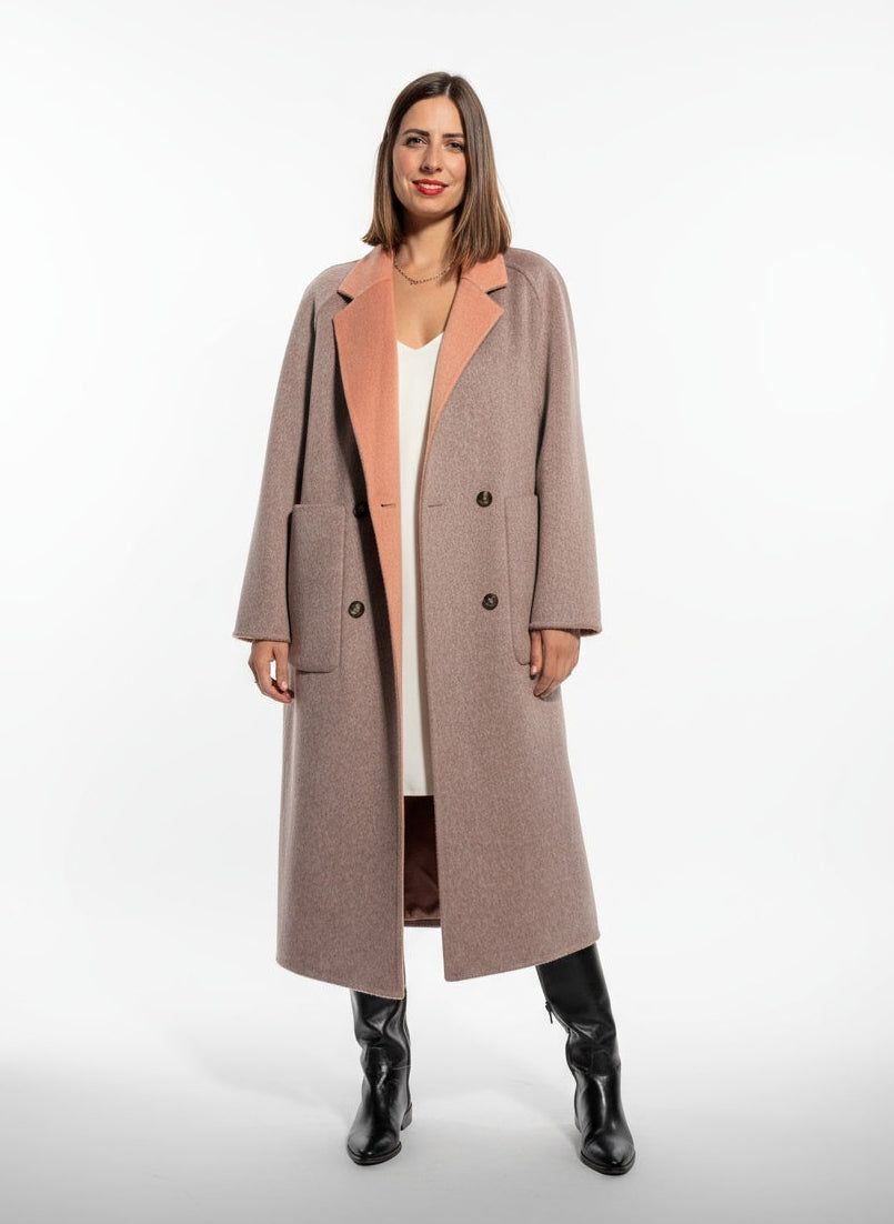 CAPPOTTO DOUBLEFACE IN LANA E CASHMERE