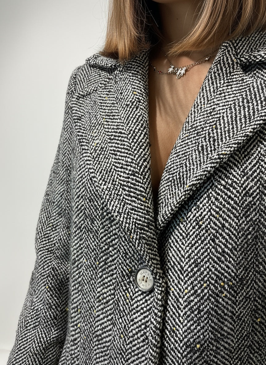 CAPPOTTO SPINATO MONOPETTO