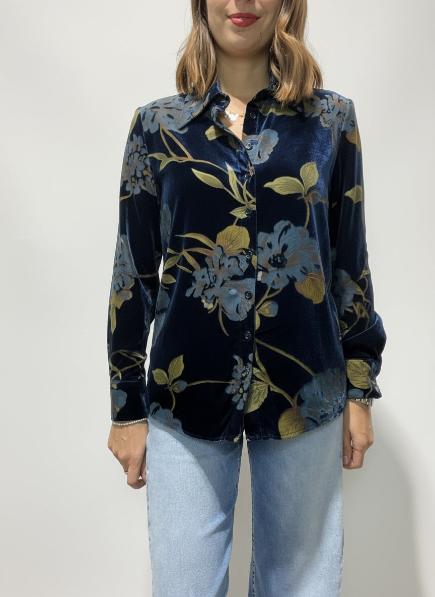 CAMICIA VELLUTO DEVORE