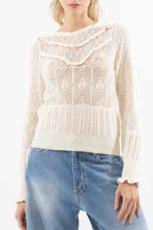 MAGLIA GIROCOLLO PIZZO