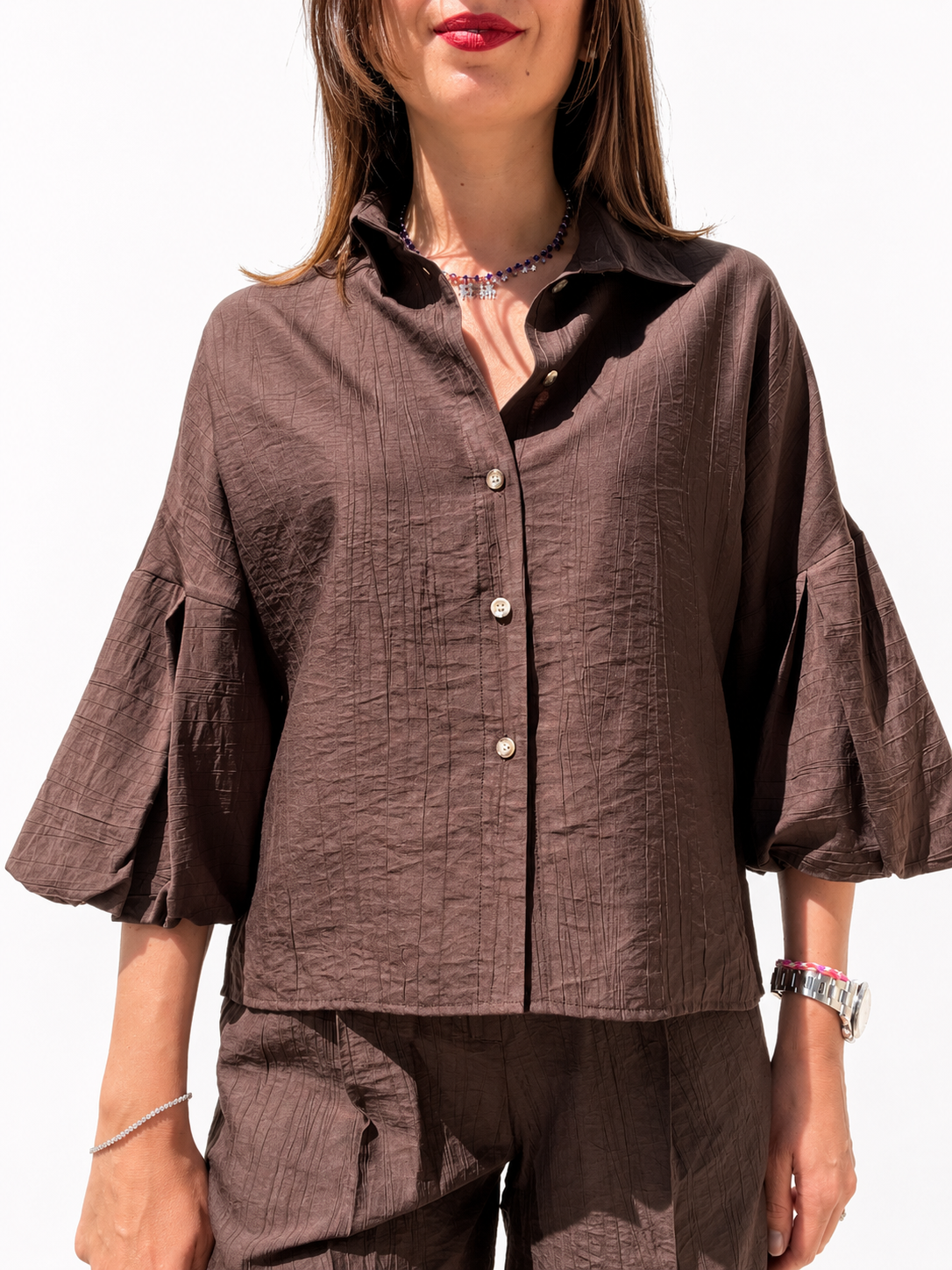 CAMICIA NUVOLA EFFETTO SETA