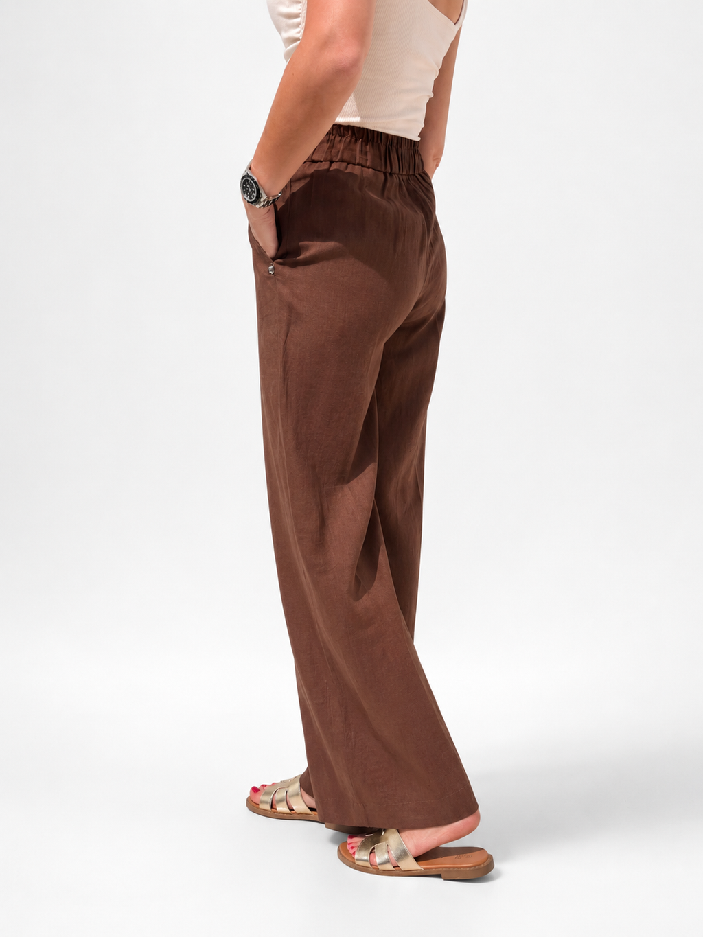 PANTALONE GAMBA LARGA LINO