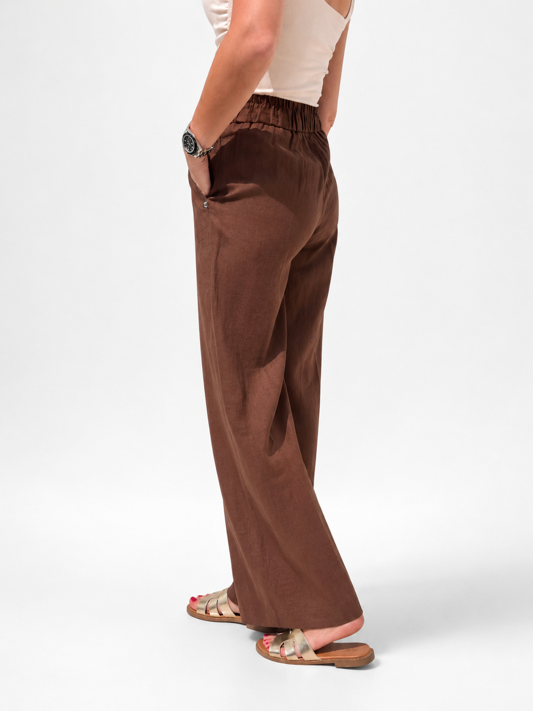 PANTALONE GAMBA LARGA LINO