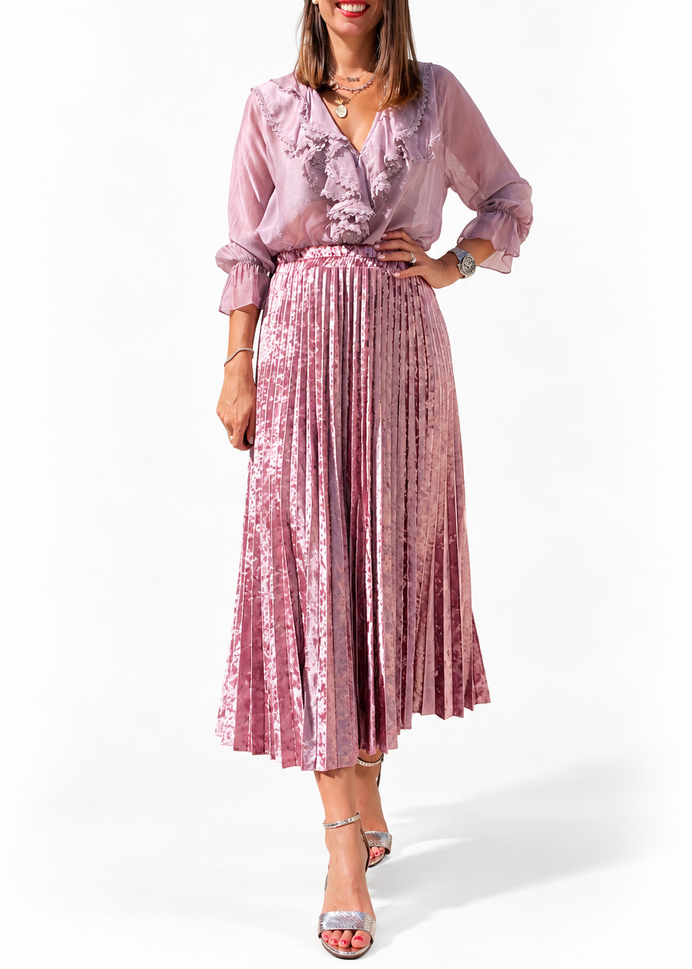 CAMICIA MALVA