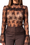 MAGLIA PIZZO VIOLET