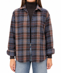 CAMICIA FLANELLA QUADRO MORO/BEIGE