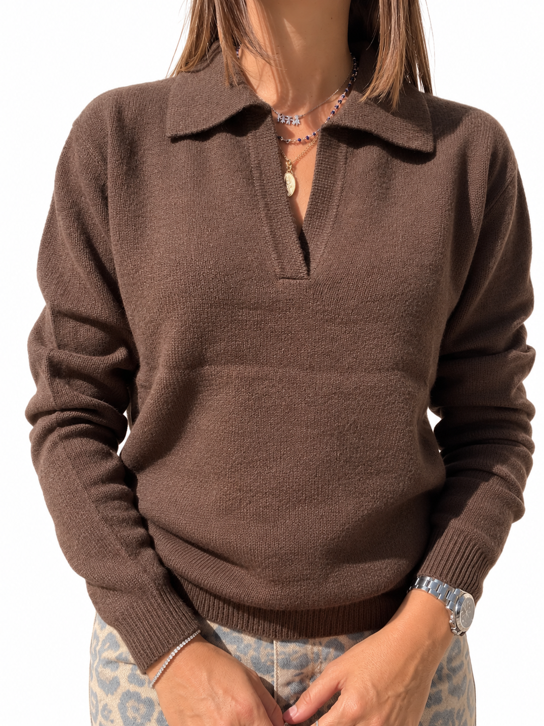 MAGLIONE COLLO POLO