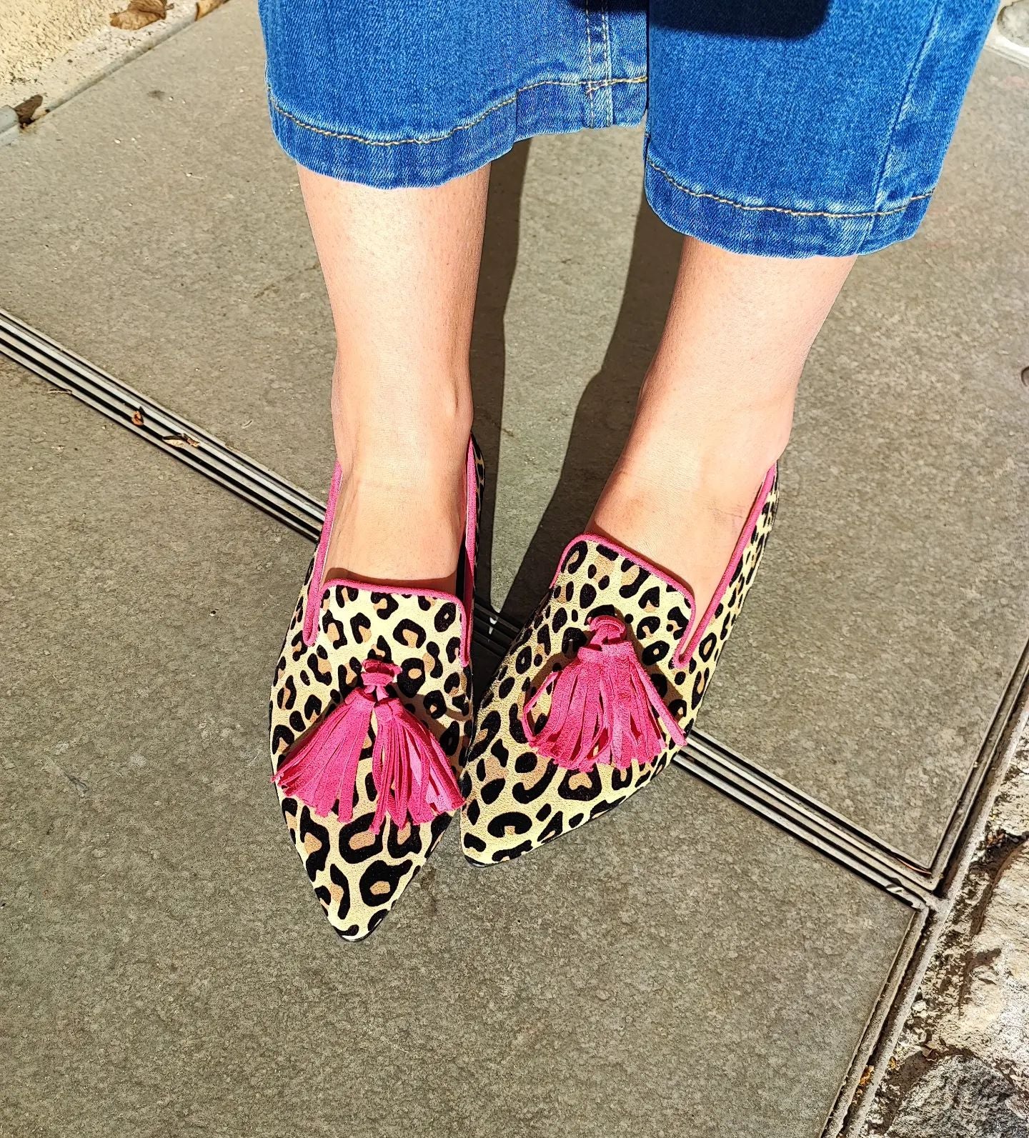 BALLERINA LEOPARDO FUCSIA