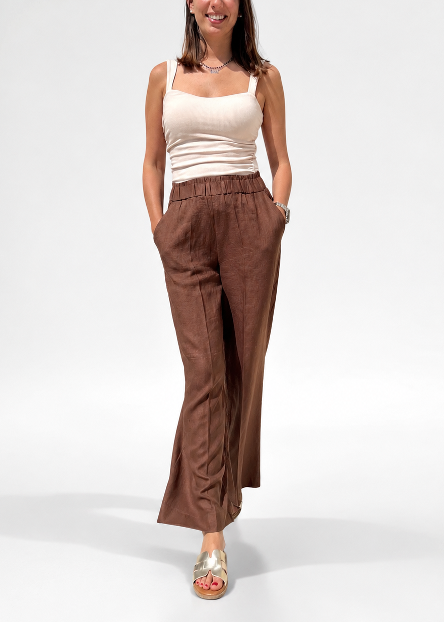 PANTALONE GAMBA LARGA LINO