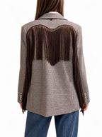 GIACCA FRANGE MICROCHECK