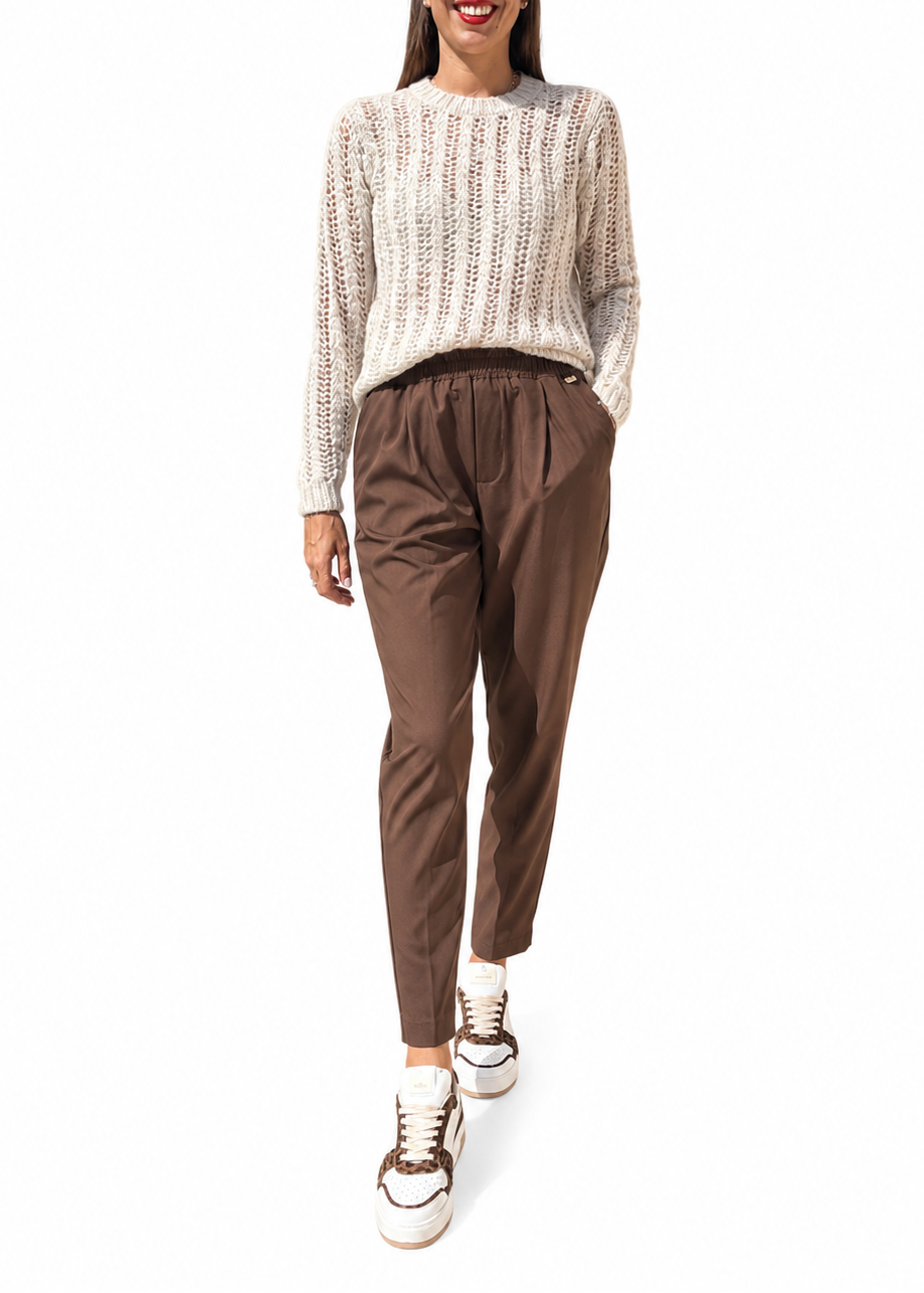 MAGLIONE TRECCE LUREX