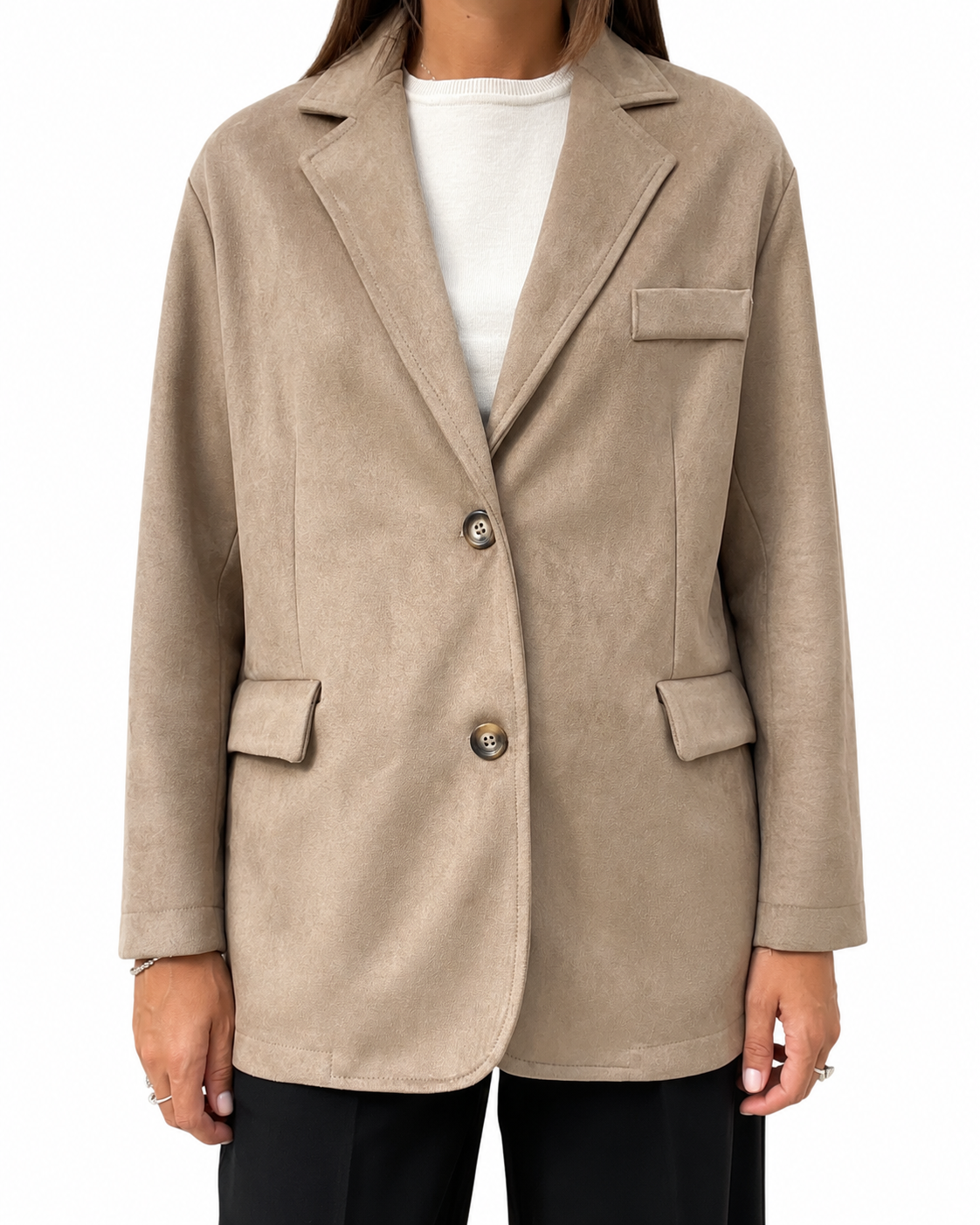 GIACCA OVER SUEDE