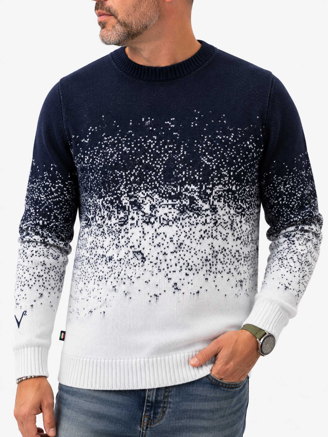 MAGLIONE BICOLOR