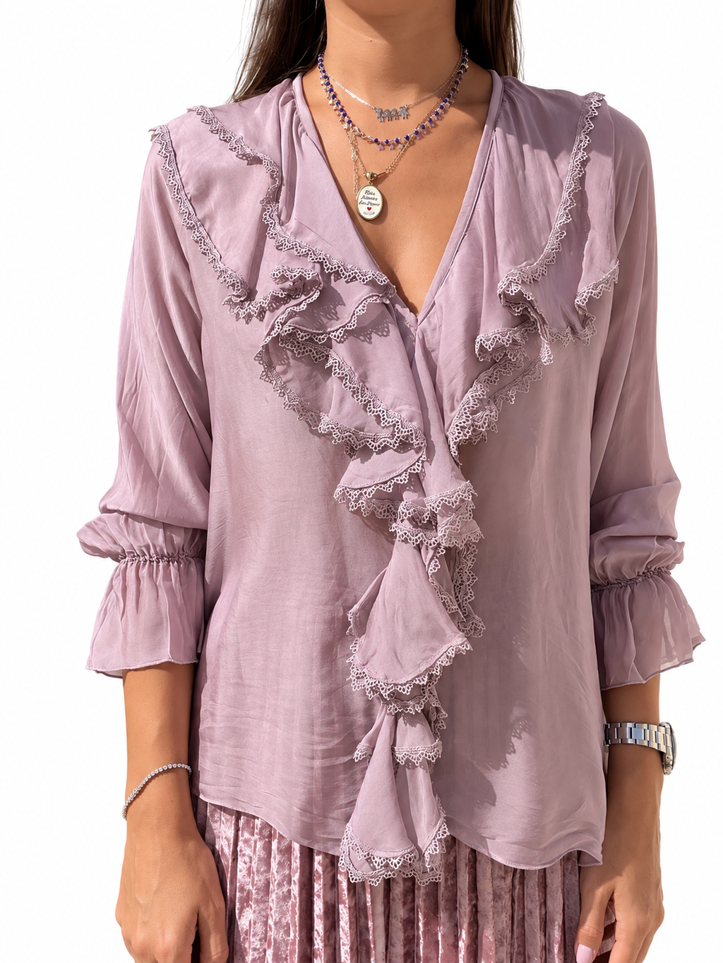 CAMICIA MALVA