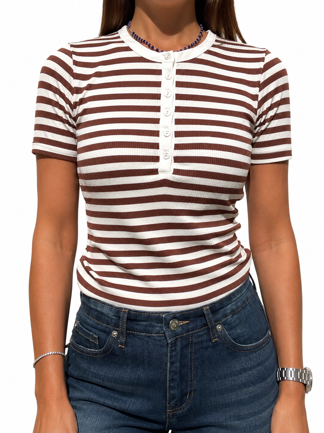 TSHIRT SERAFINO A RIGHE