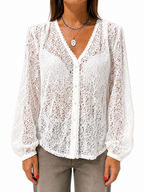 CAMICIA PIZZO AURORA