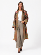 KIMONO LUNGO MORO/ROSA